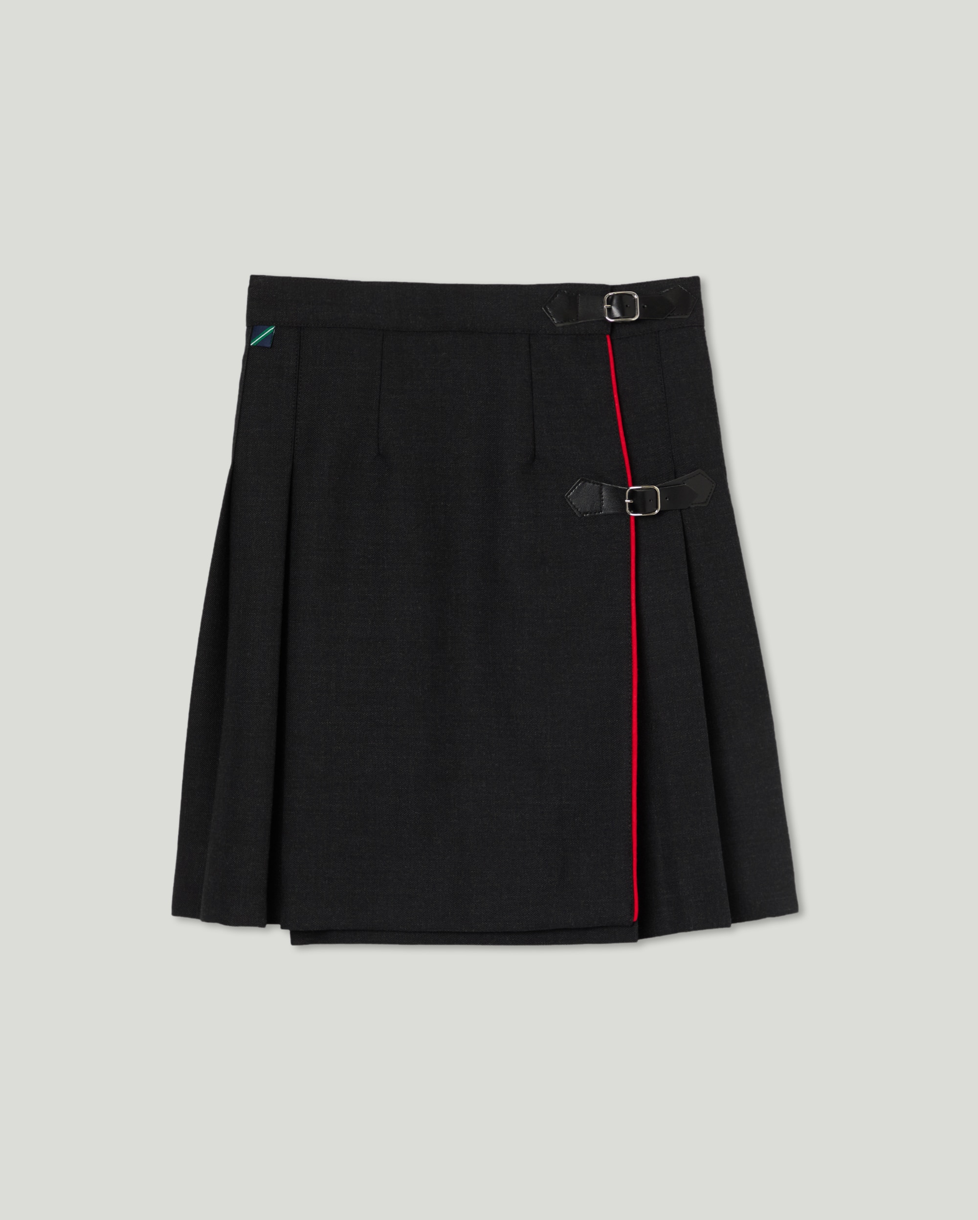 Imagen 0 de Falda de uniforme en color liso Gris