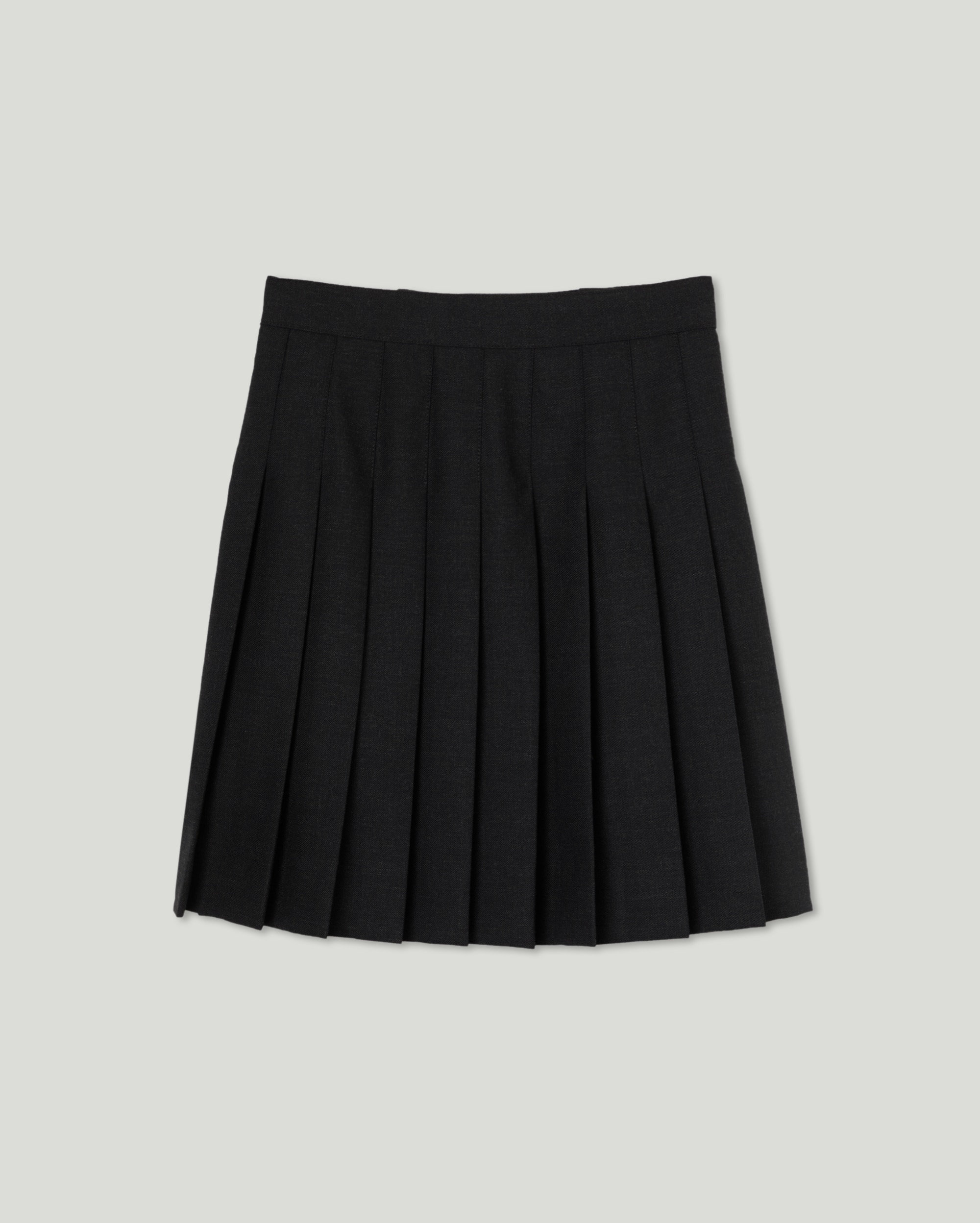 Falda de uniforme en color liso - Kids El Corte Inglés - Gris Gris-2