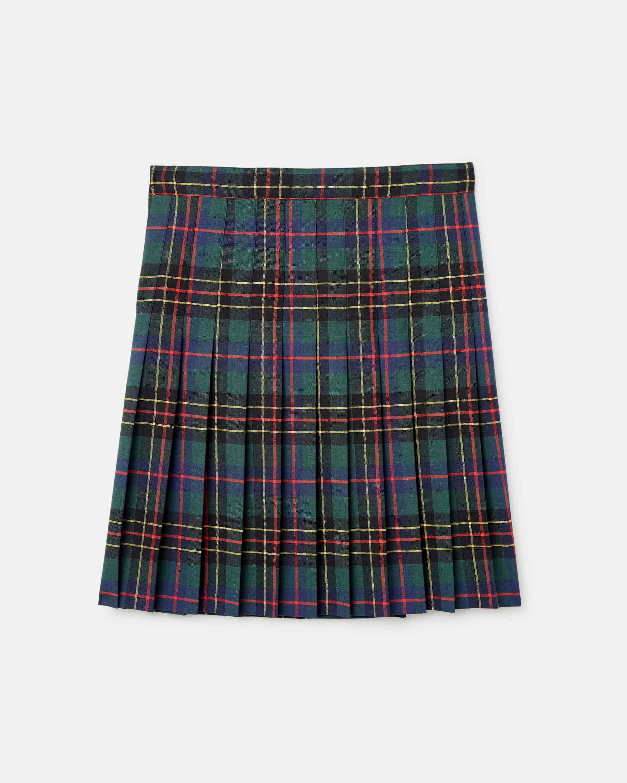 Falda de uniforme, con tirantes hasta la talla 8 - Kids El Corte Inglés - Verde Verde-2