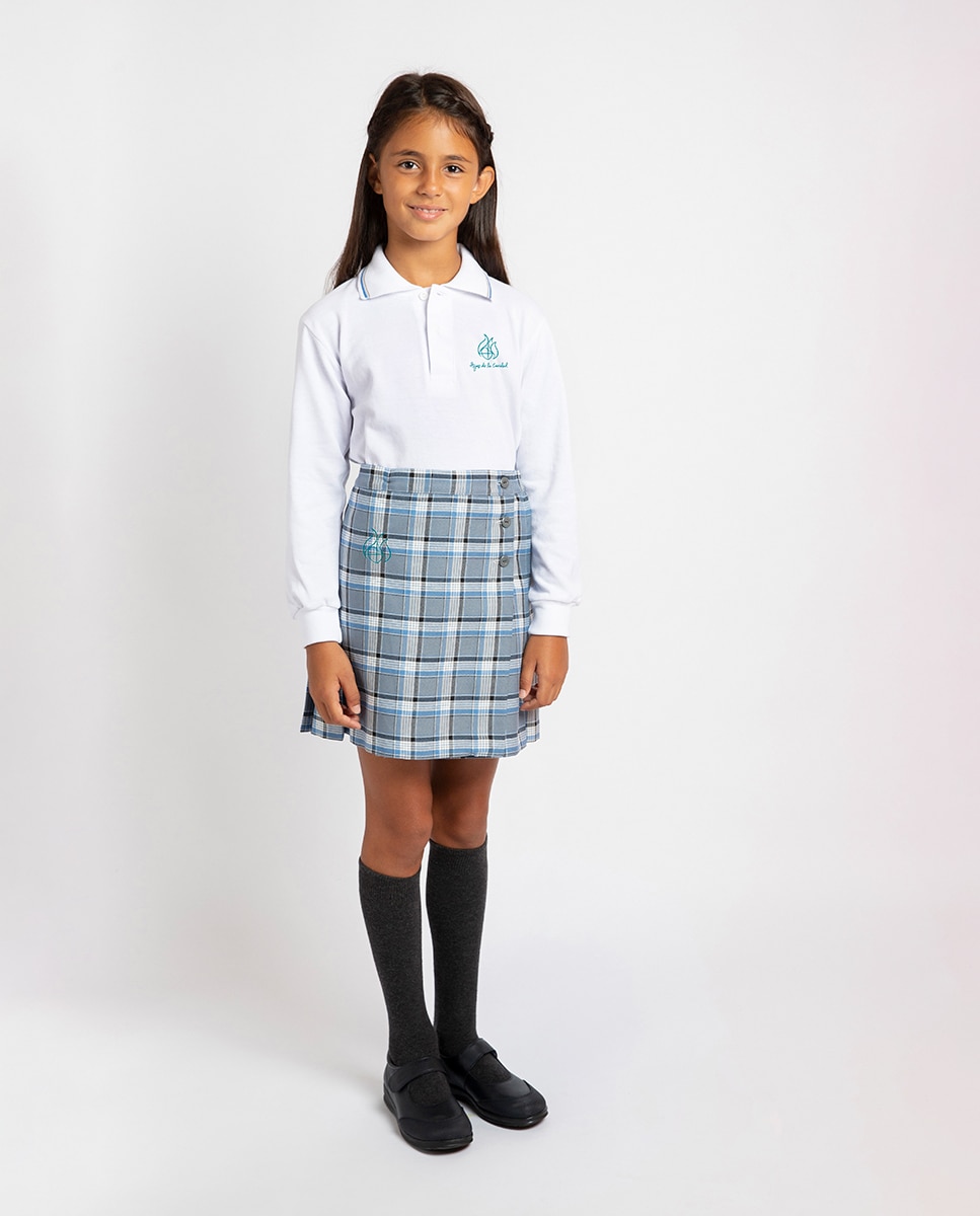 Falda de colegio - RUISELL - Azul Azul-1