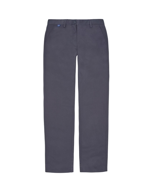 Pantalón chino de niña - Kids El Corte Inglés - Gris Gris-1