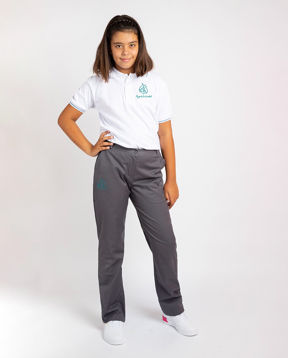 Pantalón femenino de colegio - Kids El Corte Inglés - Azul Azul-1