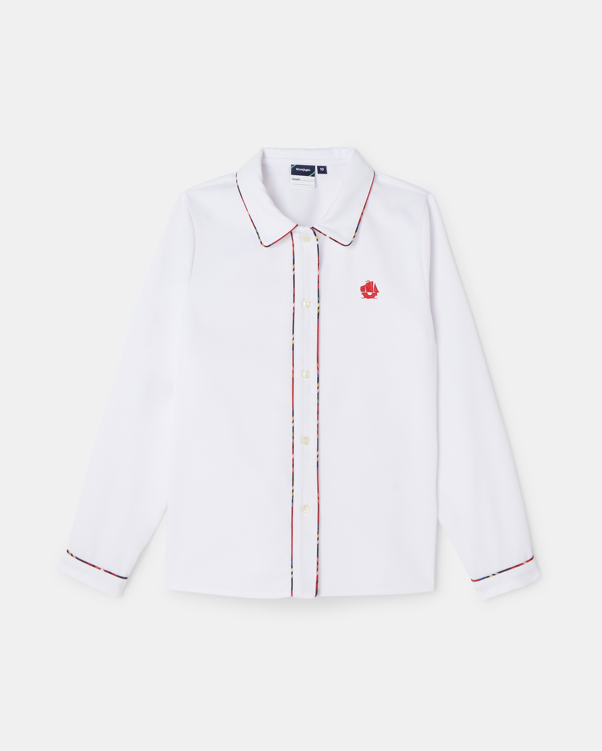 Blusa de uniforme - Kids El Corte Inglés - Blanco Blanco-1