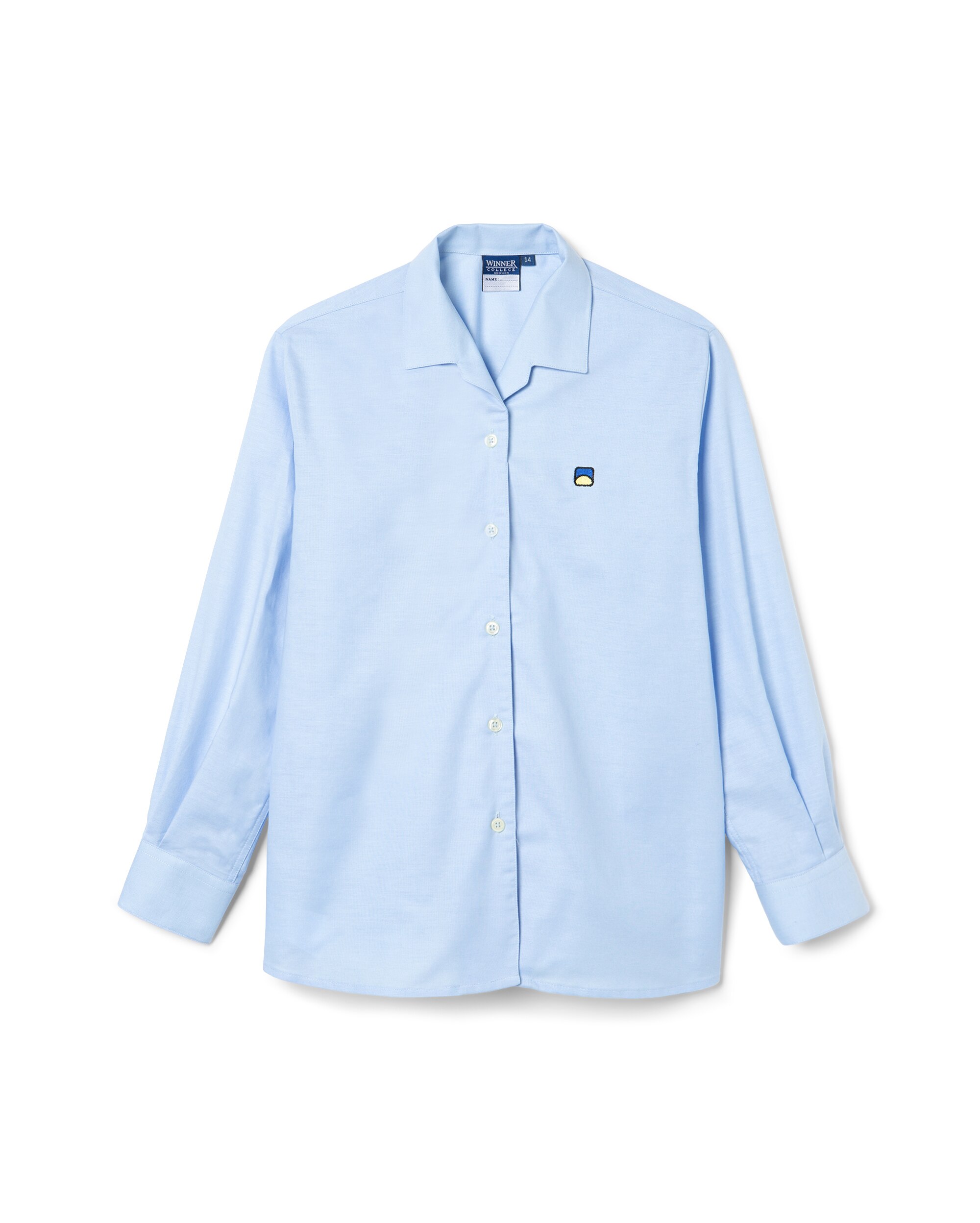 Imagen 1 de Blusa de uniforme celeste Azul claro