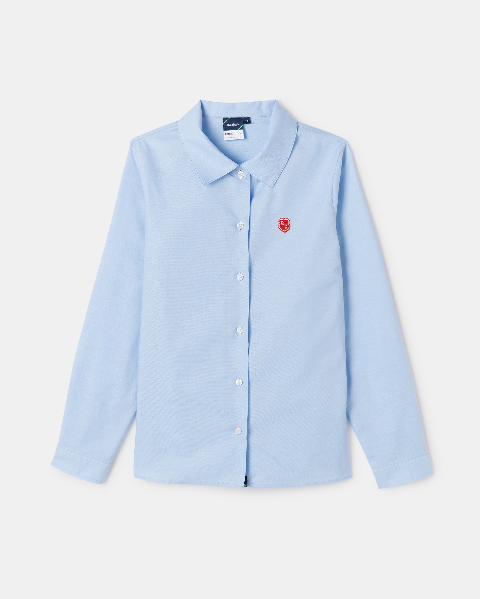 Blusa niña de uniforme - Kids El Corte Inglés - Azul claro Azul claro-1