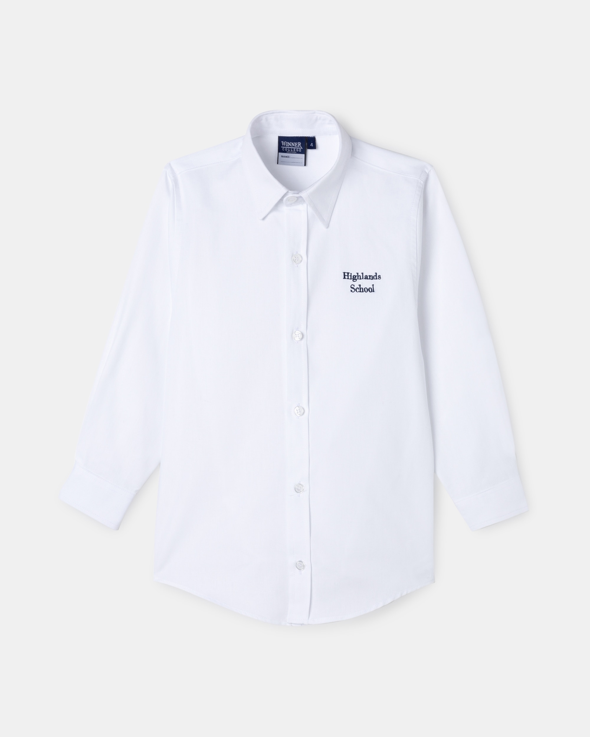 Imagen 0 de Camisa oxford de uniforme Blanco