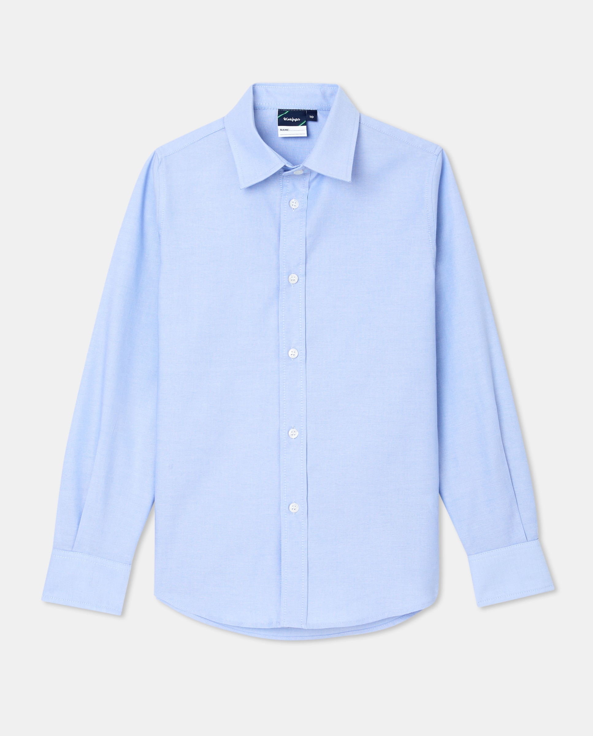 Camisa oxford manga larga - Kids El Corte Inglés - Azul Azul-1