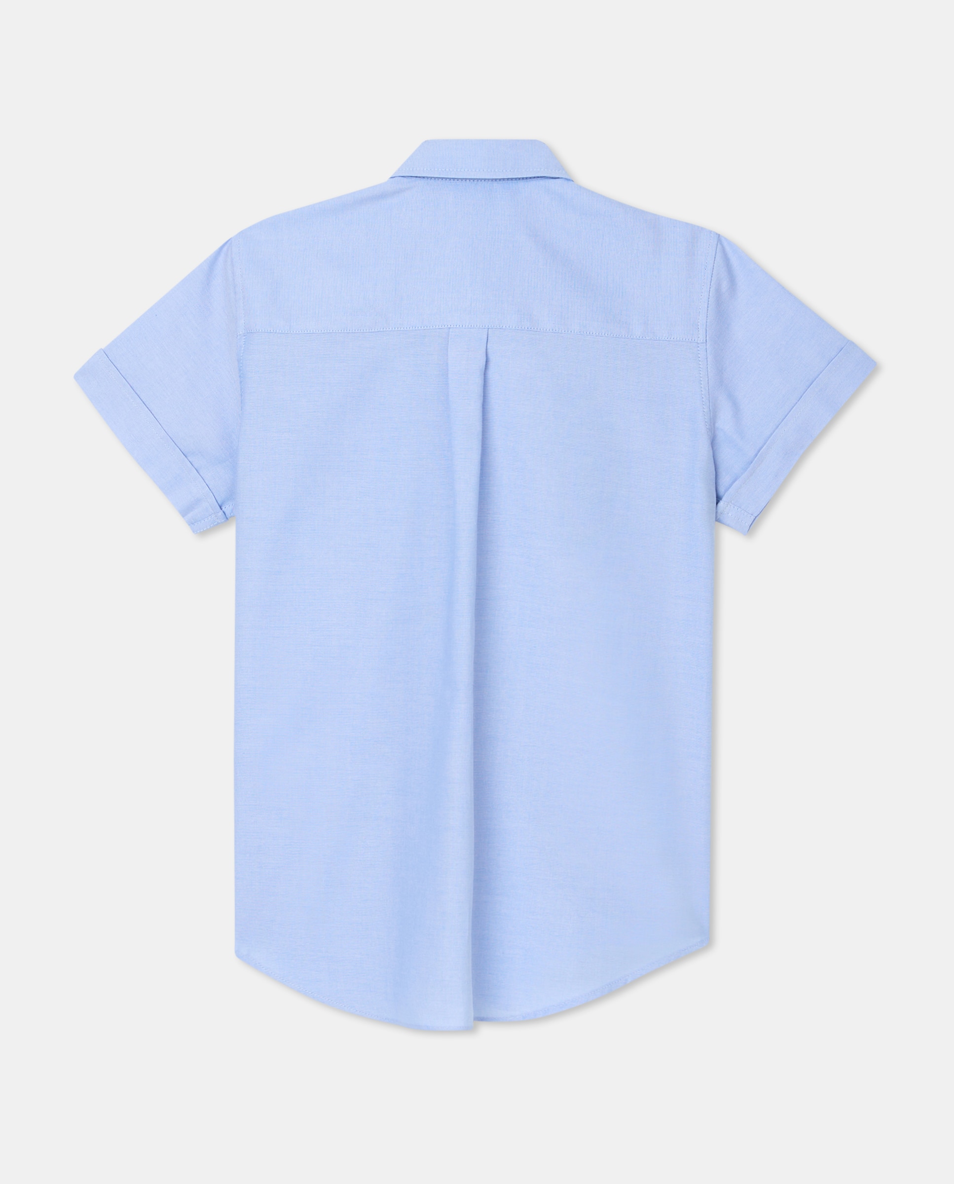 Camisa oxford manga corta - Kids El Corte Inglés - Azul Azul-2