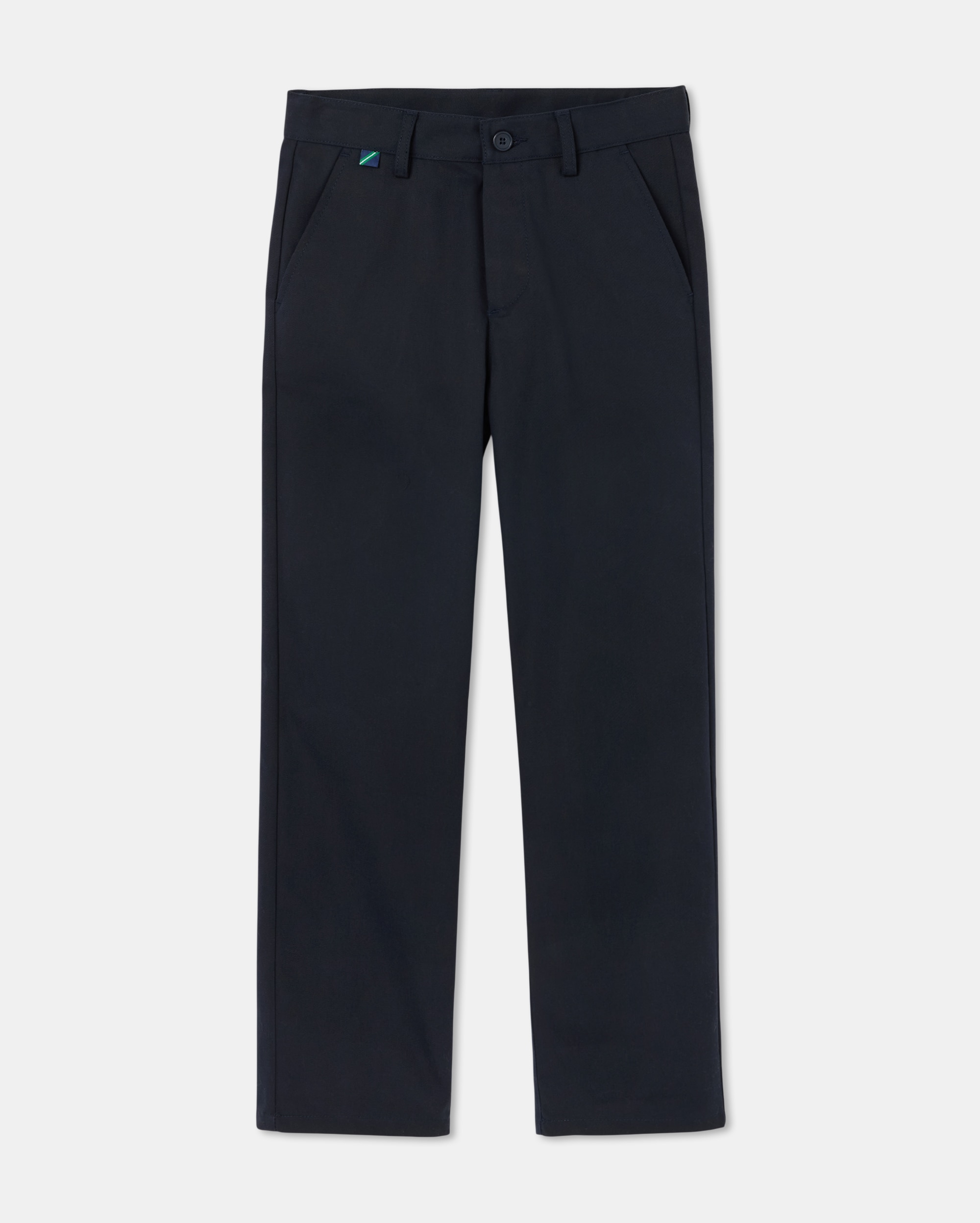 Pantalón largo de uniforme en color liso - Kids El Corte Inglés - Azul marino Azul marino-1