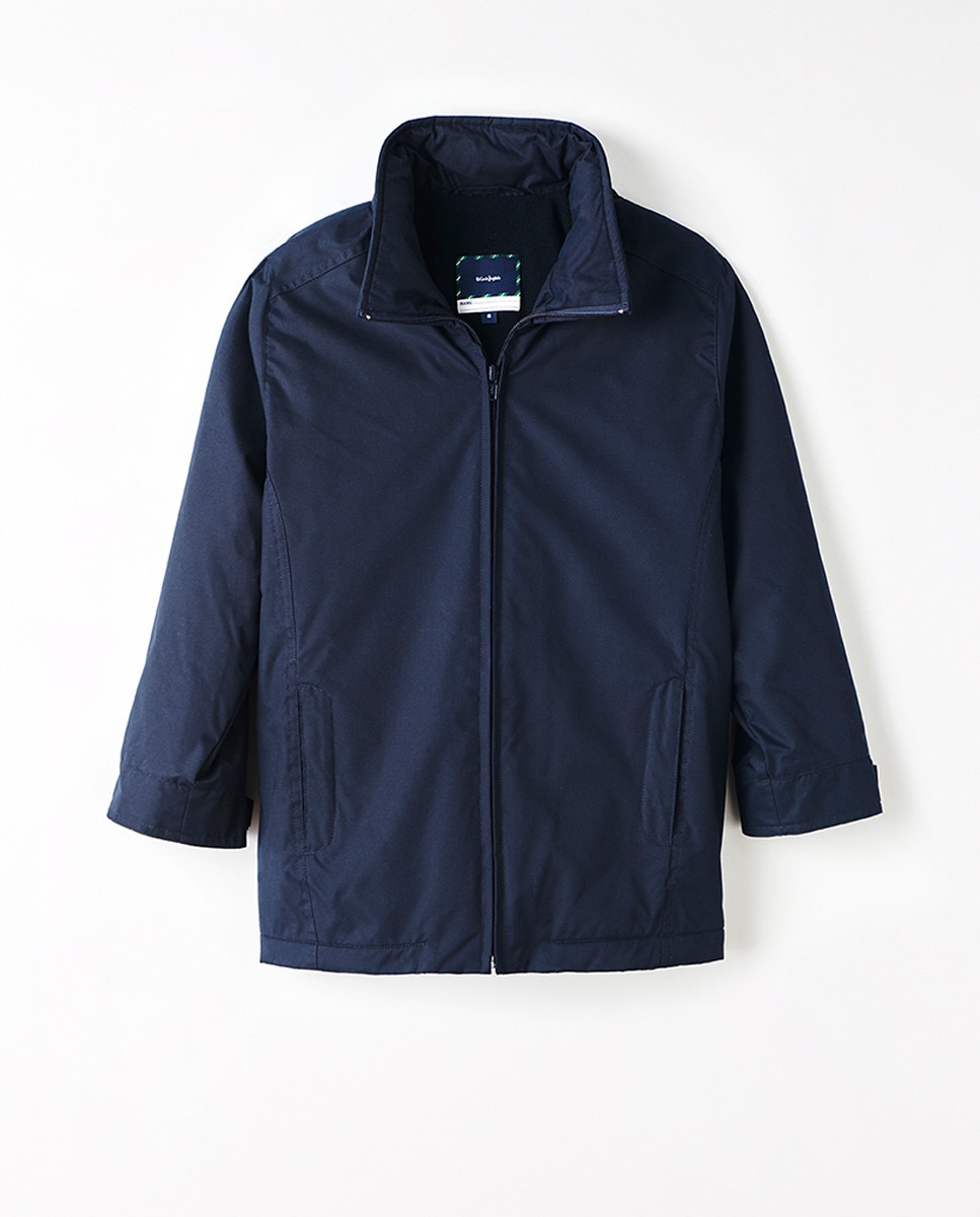 Chaquetón vestir con capucha forrado en polar - Kids El Corte Inglés Azul marino-1