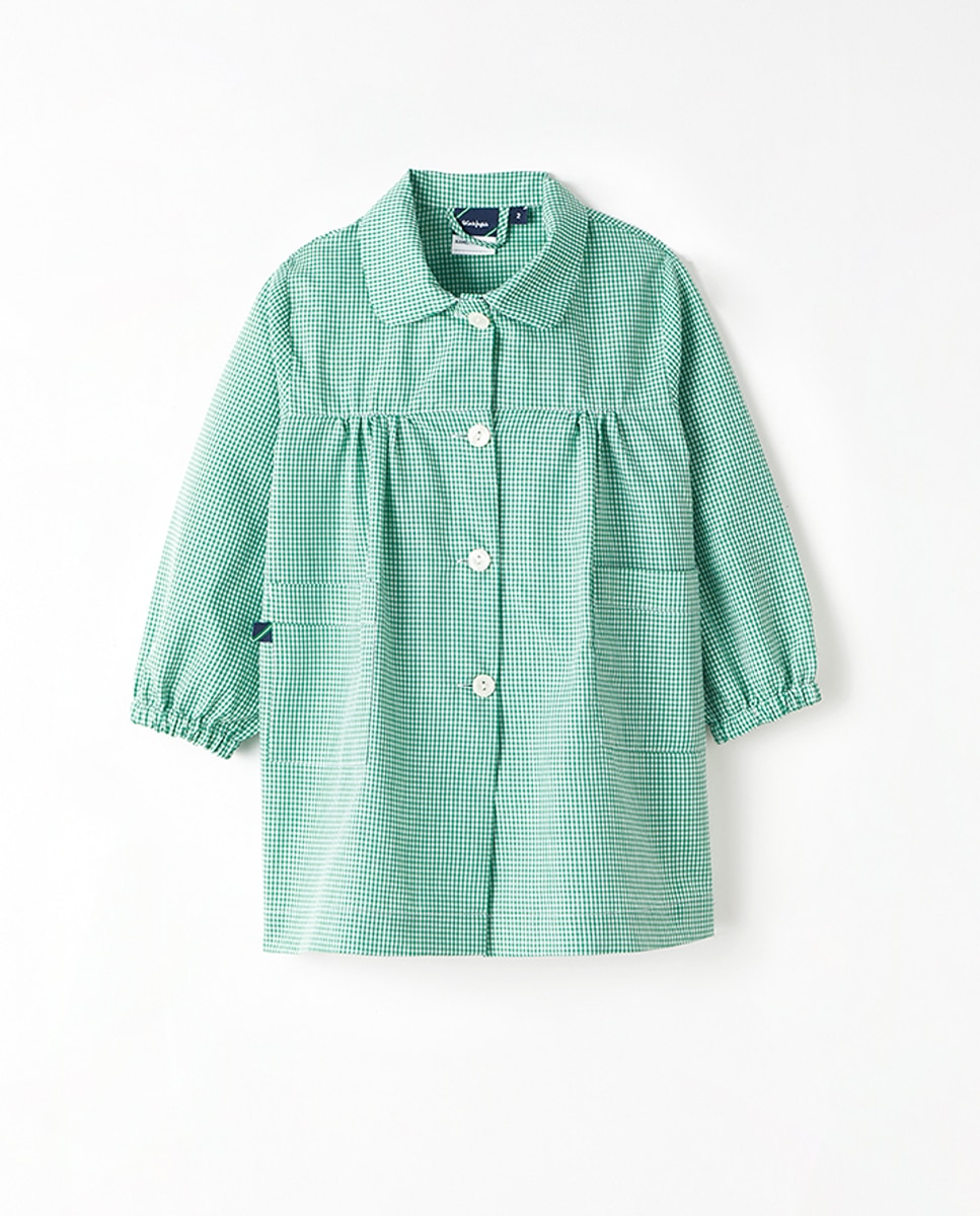 Babi cuadros vichy goma en los puños - Kids El Corte Inglés - Verde Verde-3