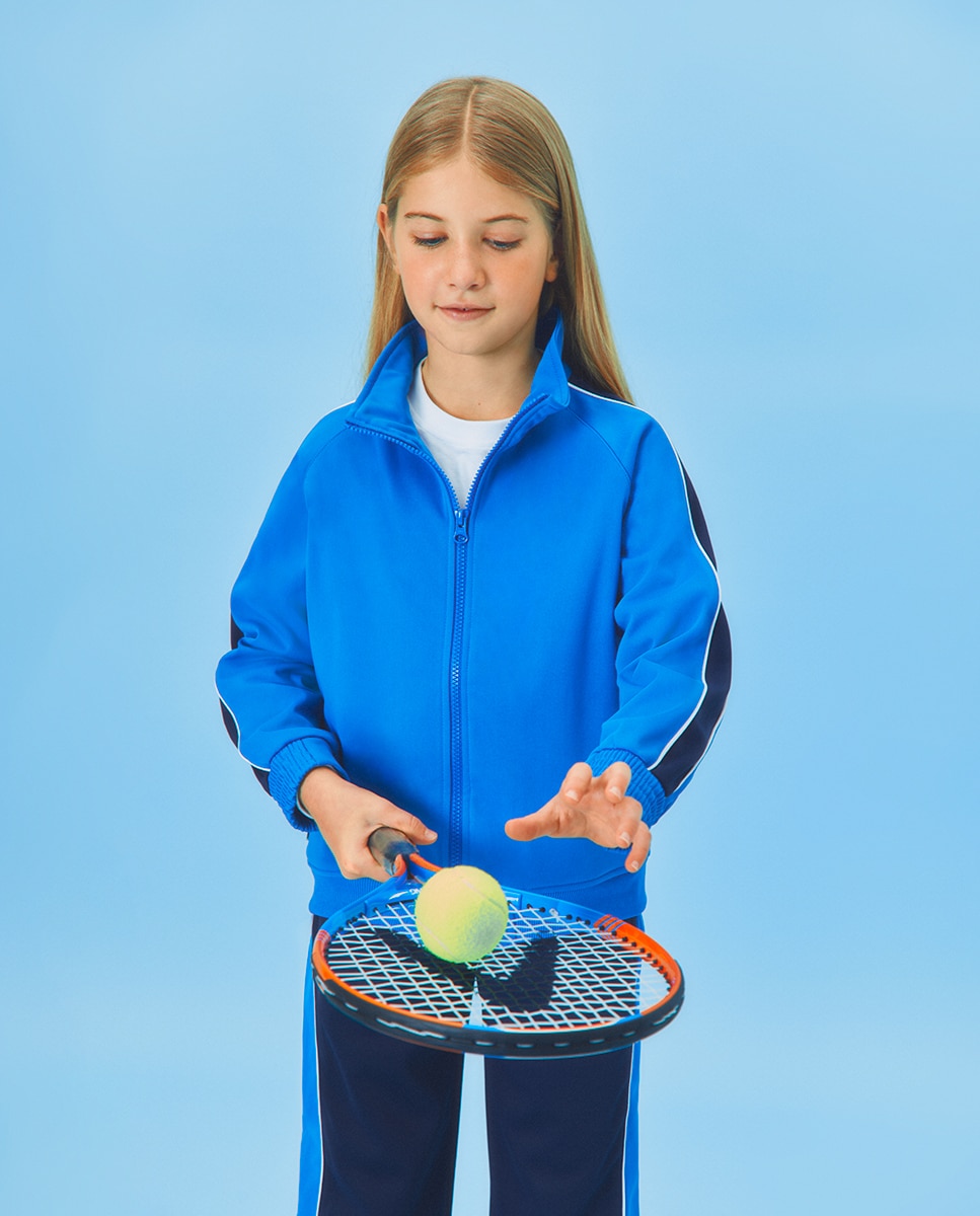 Chaqueta poliester con raya lateral - Kids El Corte Inglés - Azul Azul-2
