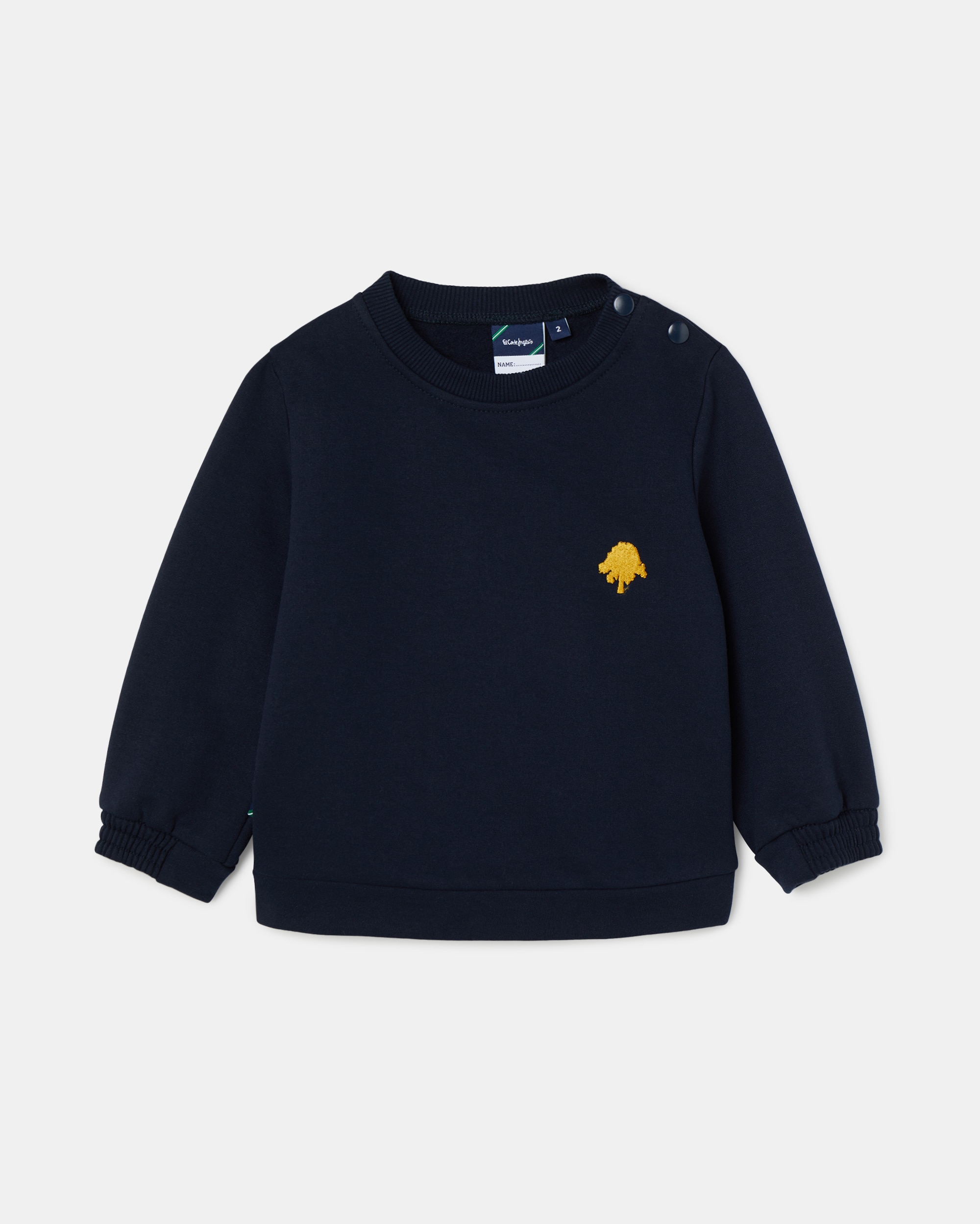 Sudadera de niña cuello caja - Kids El Corte Inglés - Azul marino Azul marino-1