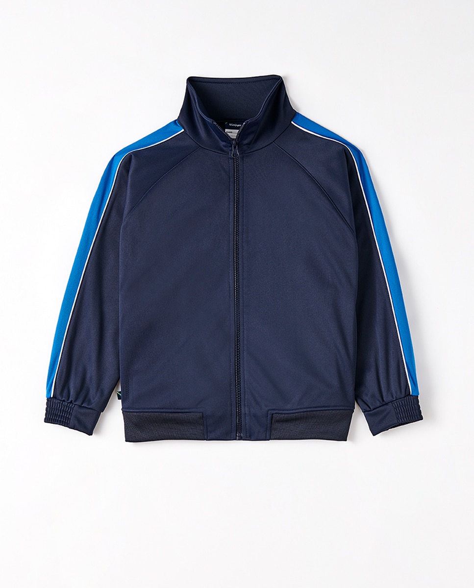 Imagen 3 de Chaqueta poliester con raya lateral - Kids El Corte Inglés - Azul marino Azul marino