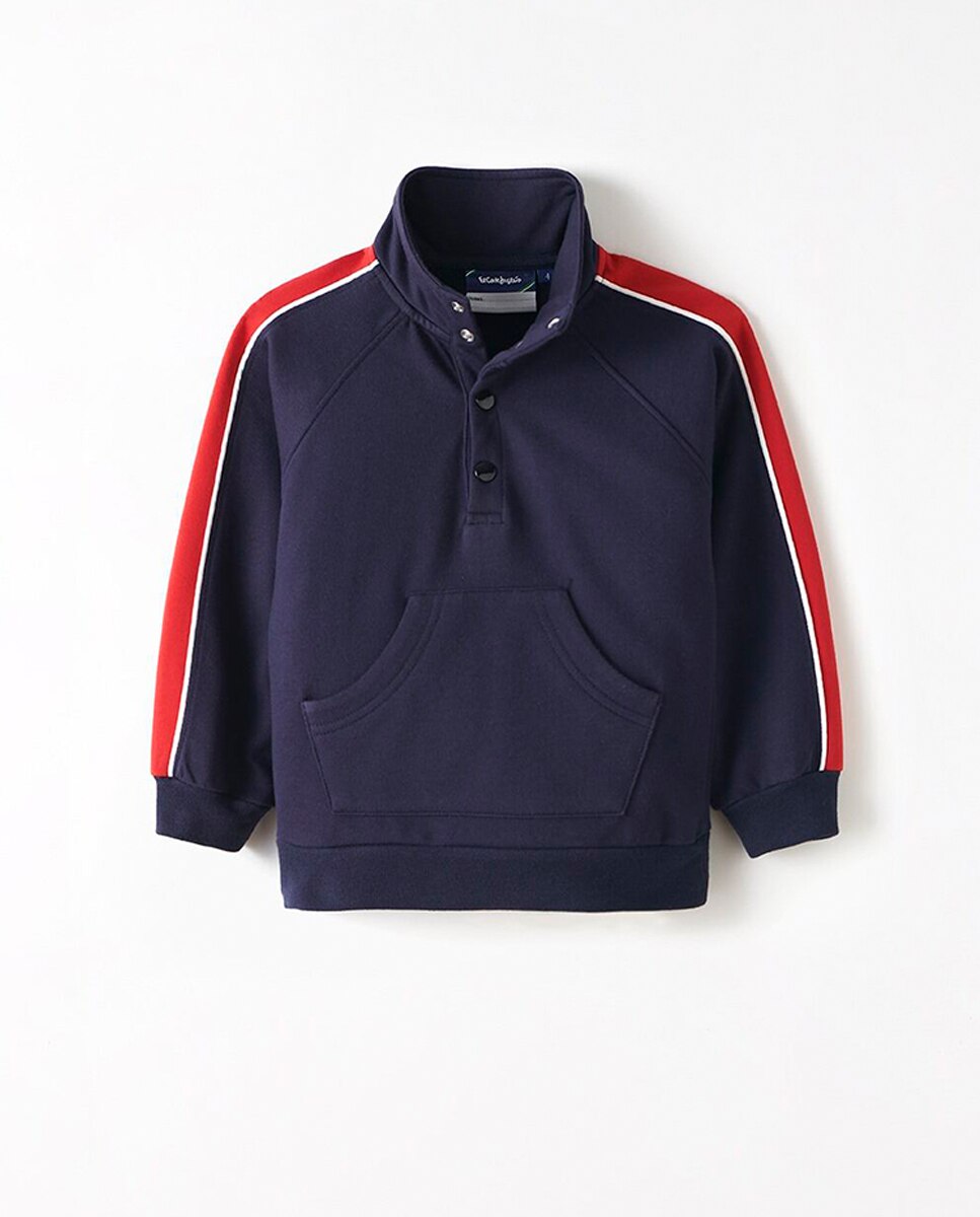 Sudadera con broches y raya lateral - Kids El Corte Inglés - Marino Marino-3