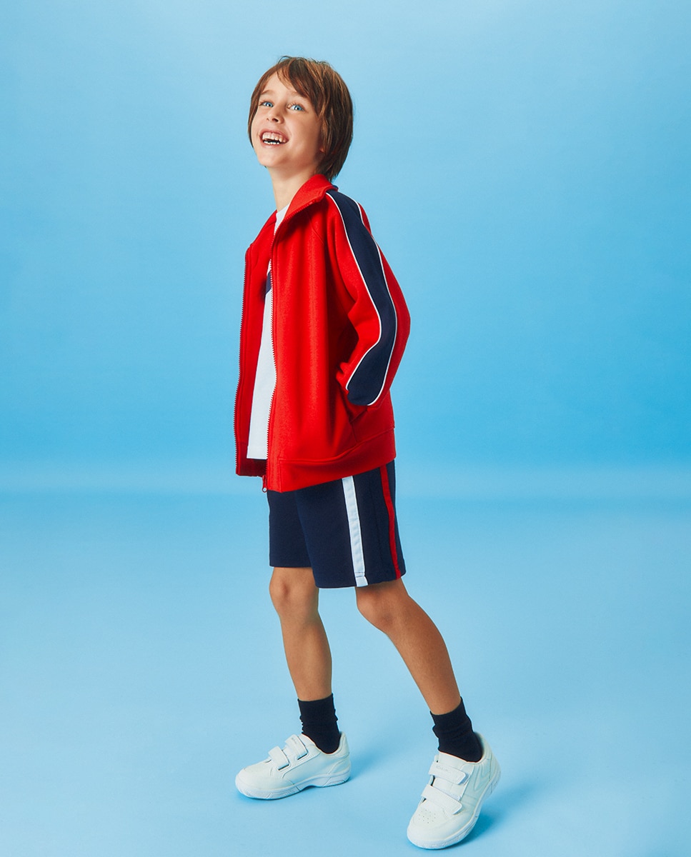 Bermuda deporte poliéster con raya lateral - Kids El Corte Inglés 2