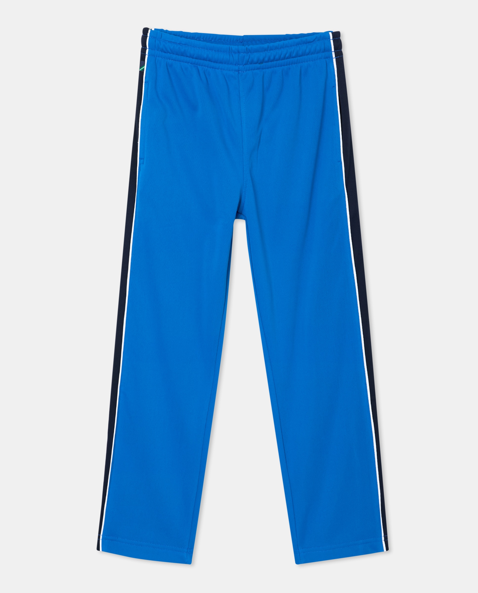 Pantalón poliéster con raya lateral - Kids El Corte Inglés - Azul Azul-1