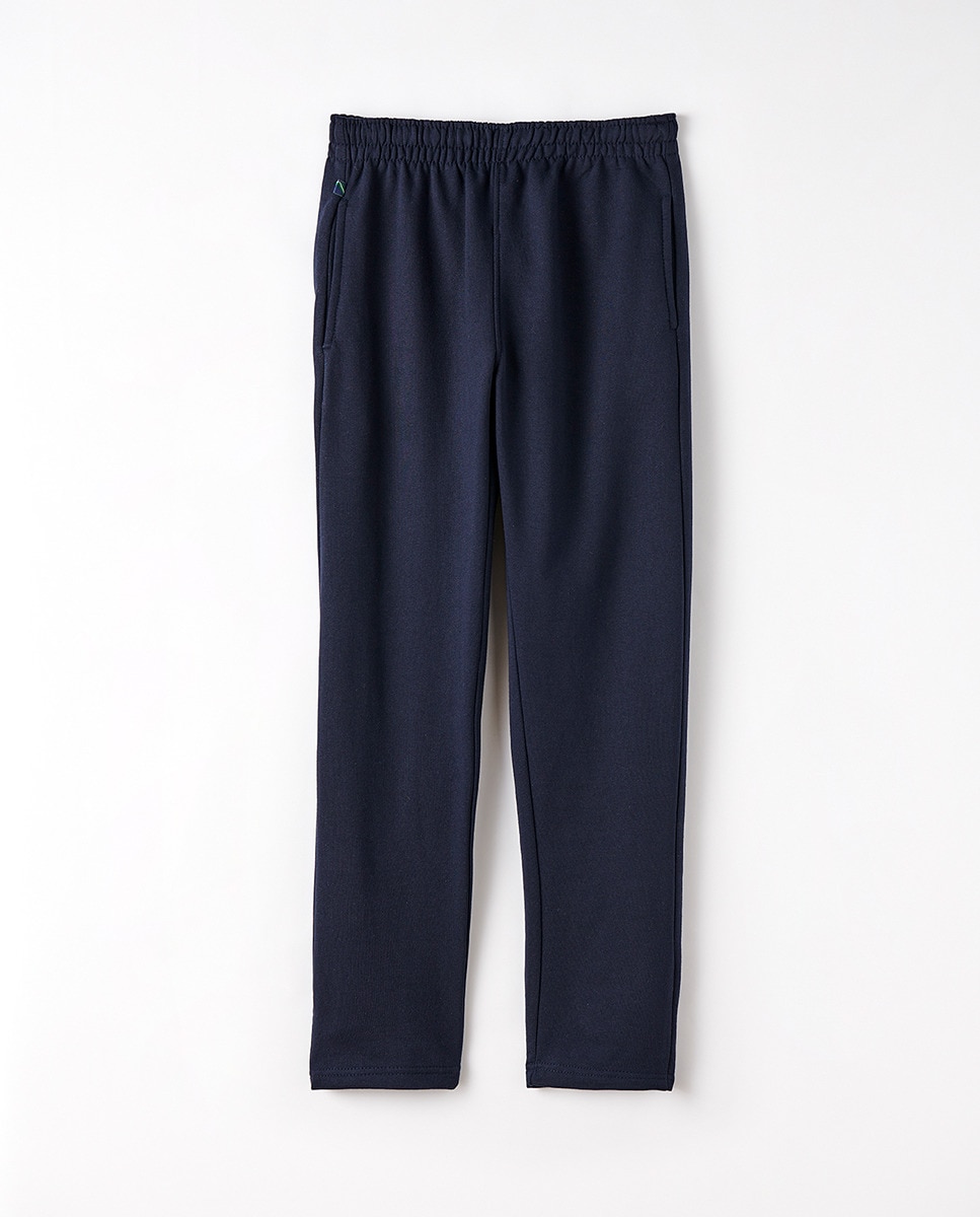 Imagen 1 de Pantalón felpa liso - Kids El Corte Inglés - Azul marino Azul marino