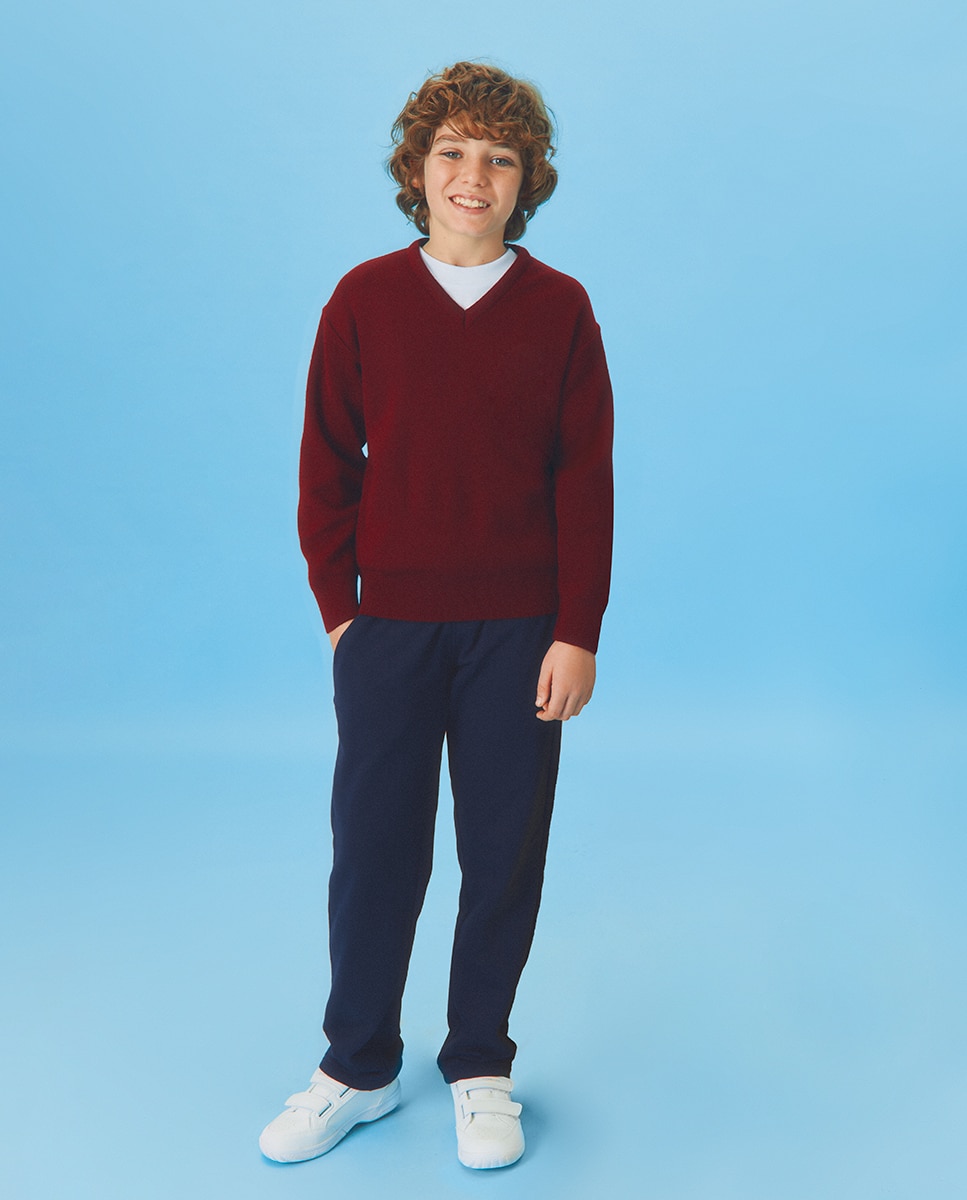 Imagen 2 de Pantalón felpa liso - Kids El Corte Inglés - Azul marino Azul marino