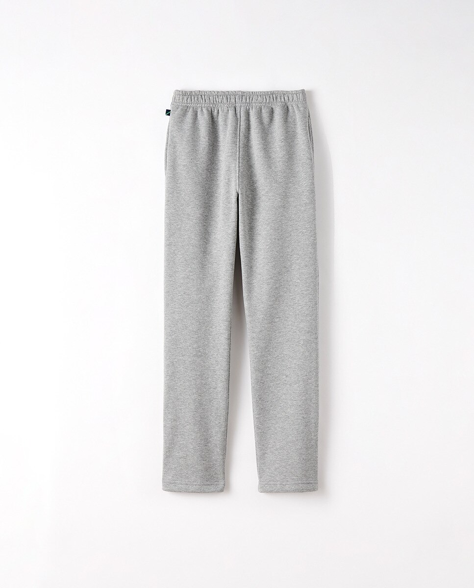 Pantalón felpa liso - Kids El Corte Inglés - Gris Gris-3