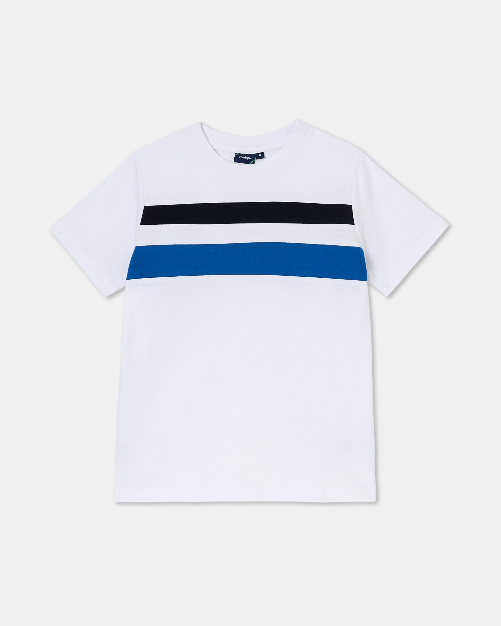Camiseta manga corta rayas - Kids El Corte Inglés - Azul marino Azul marino-1