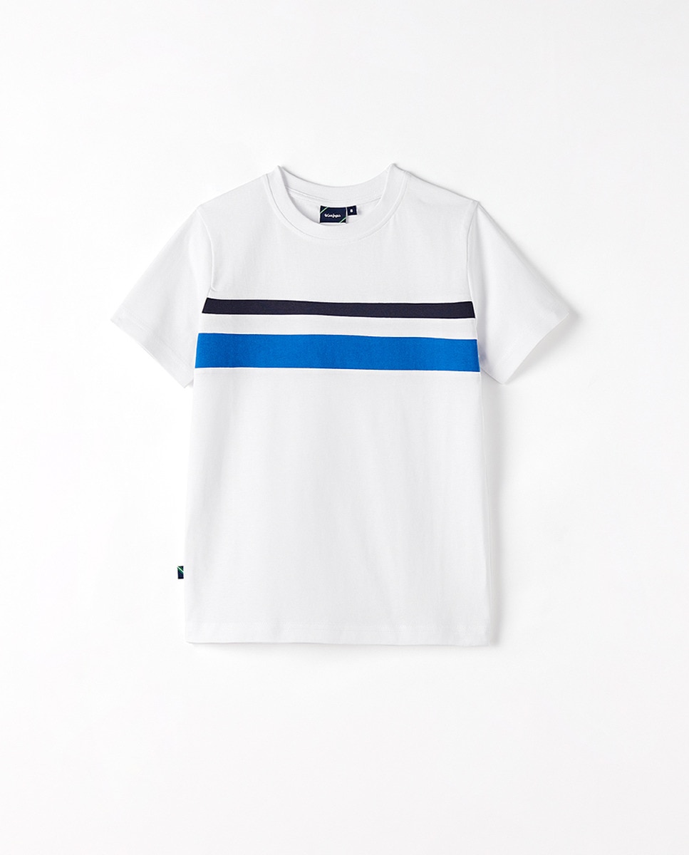 Camiseta manga corta rayas - Kids El Corte Inglés - Azul marino Azul marino-3