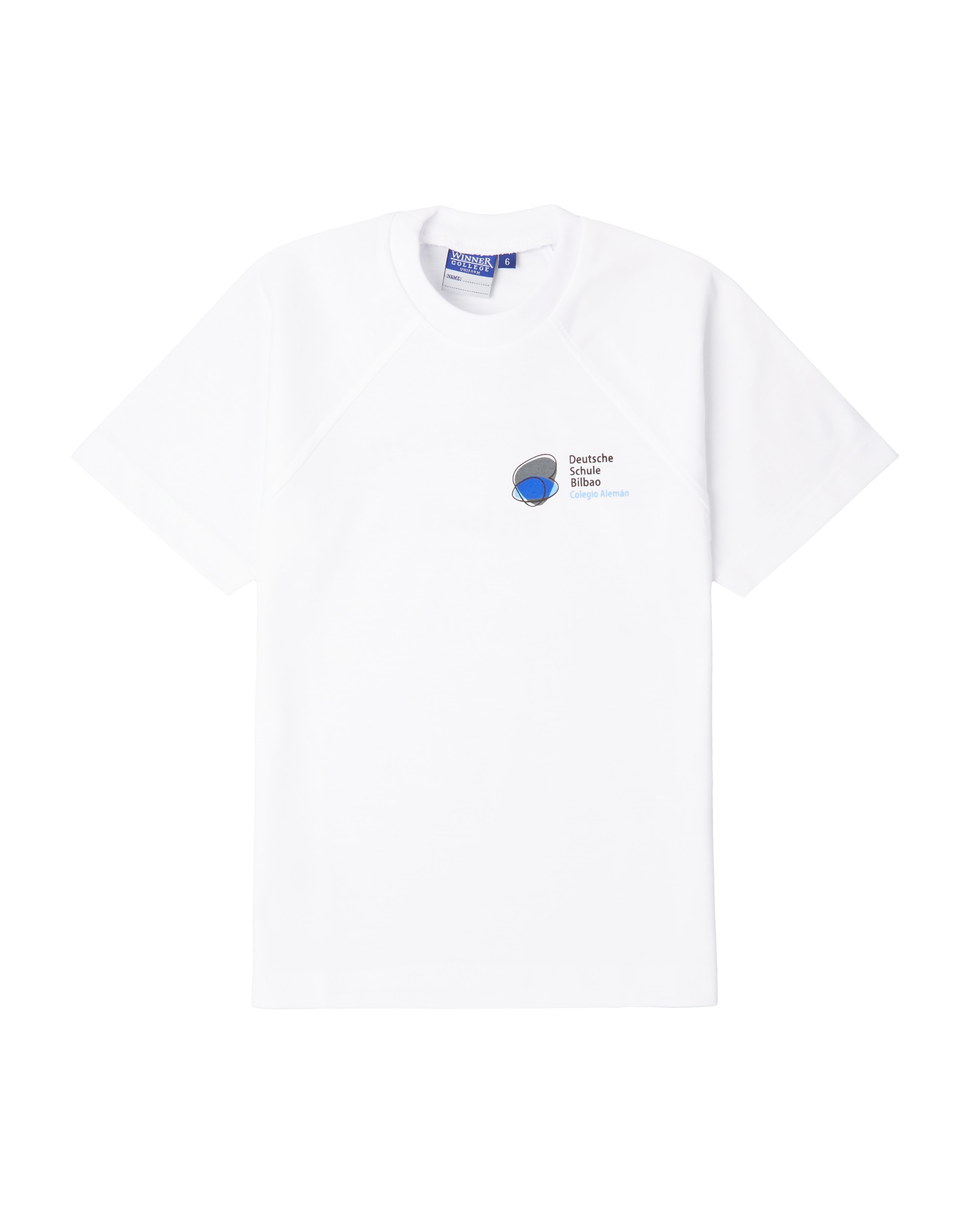 Imagen 0 de Camiseta deportiva de uniforme blanca Blanco