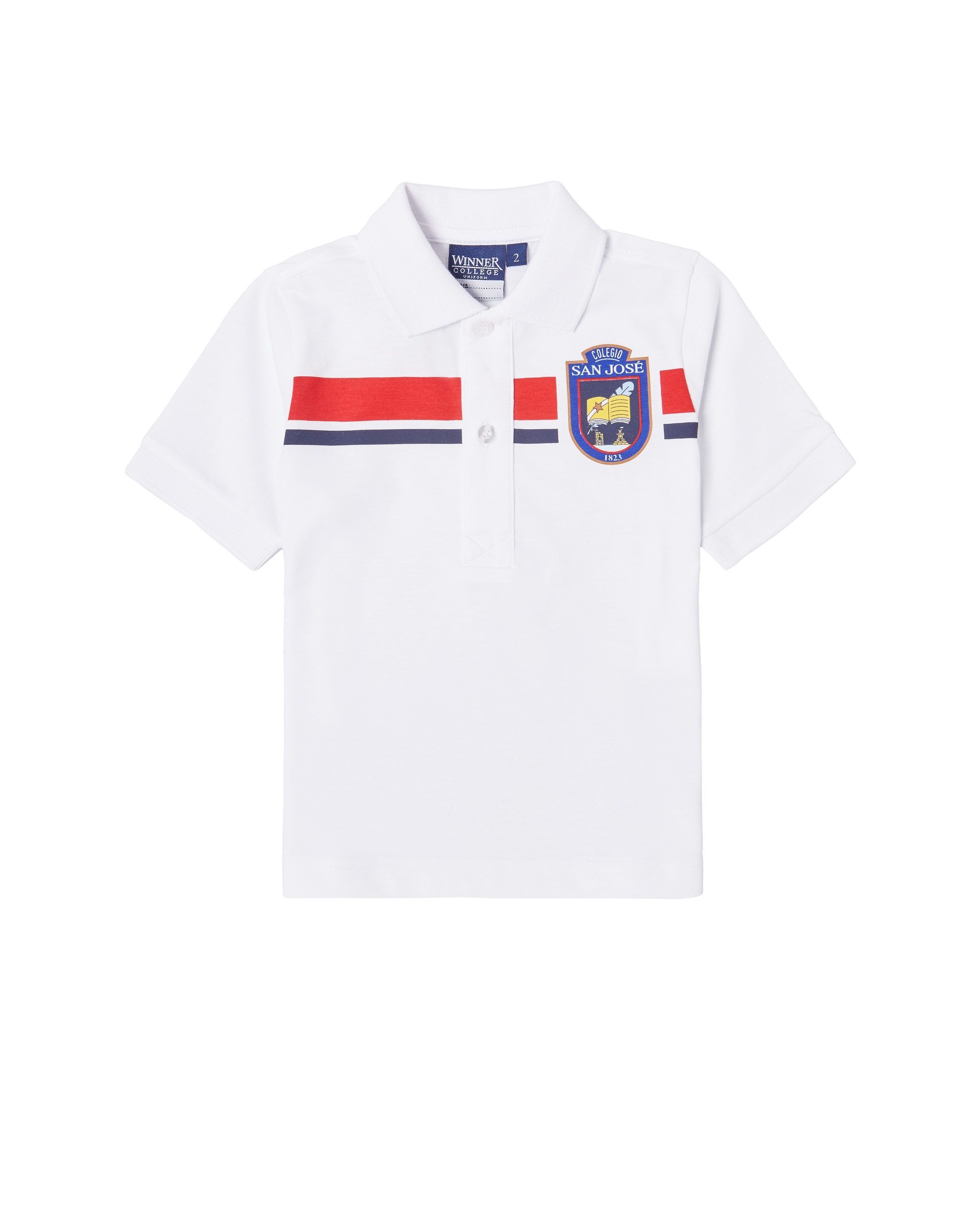 Camiseta manga corta de uniforme - Kids El Corte Inglés - Blanco Blanco-1