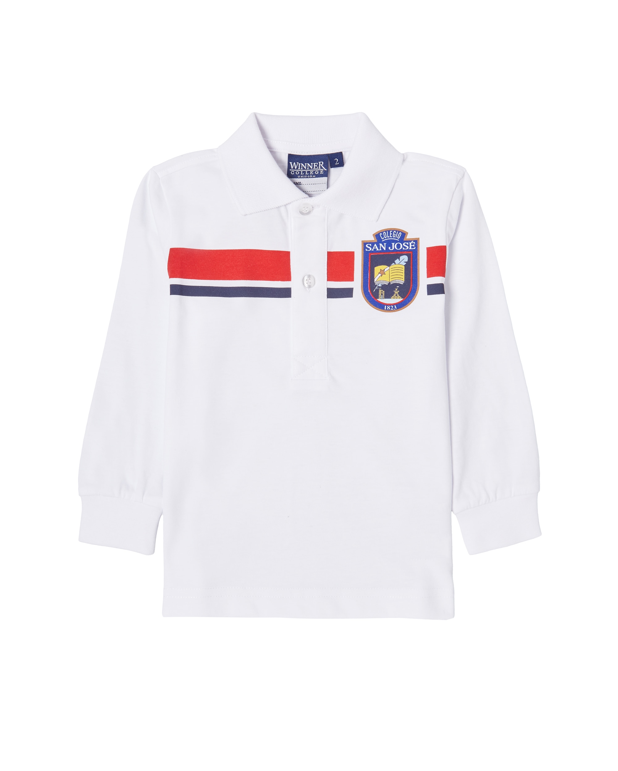 Camiseta manga larga de uniforme - Kids El Corte Inglés - Blanco Blanco-1