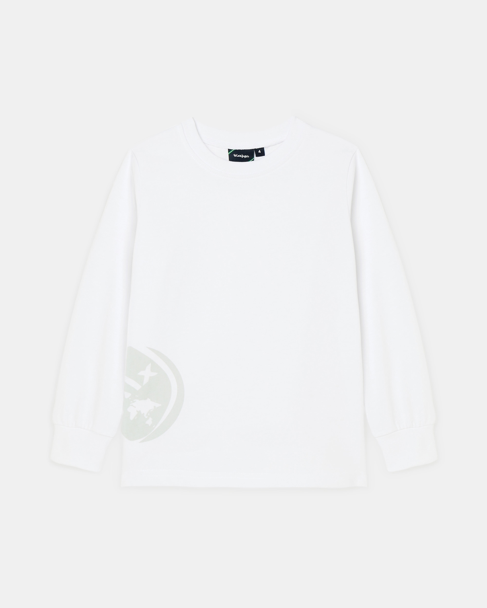 Imagen 0 de Camiseta ml infantil de uniforme Blanco