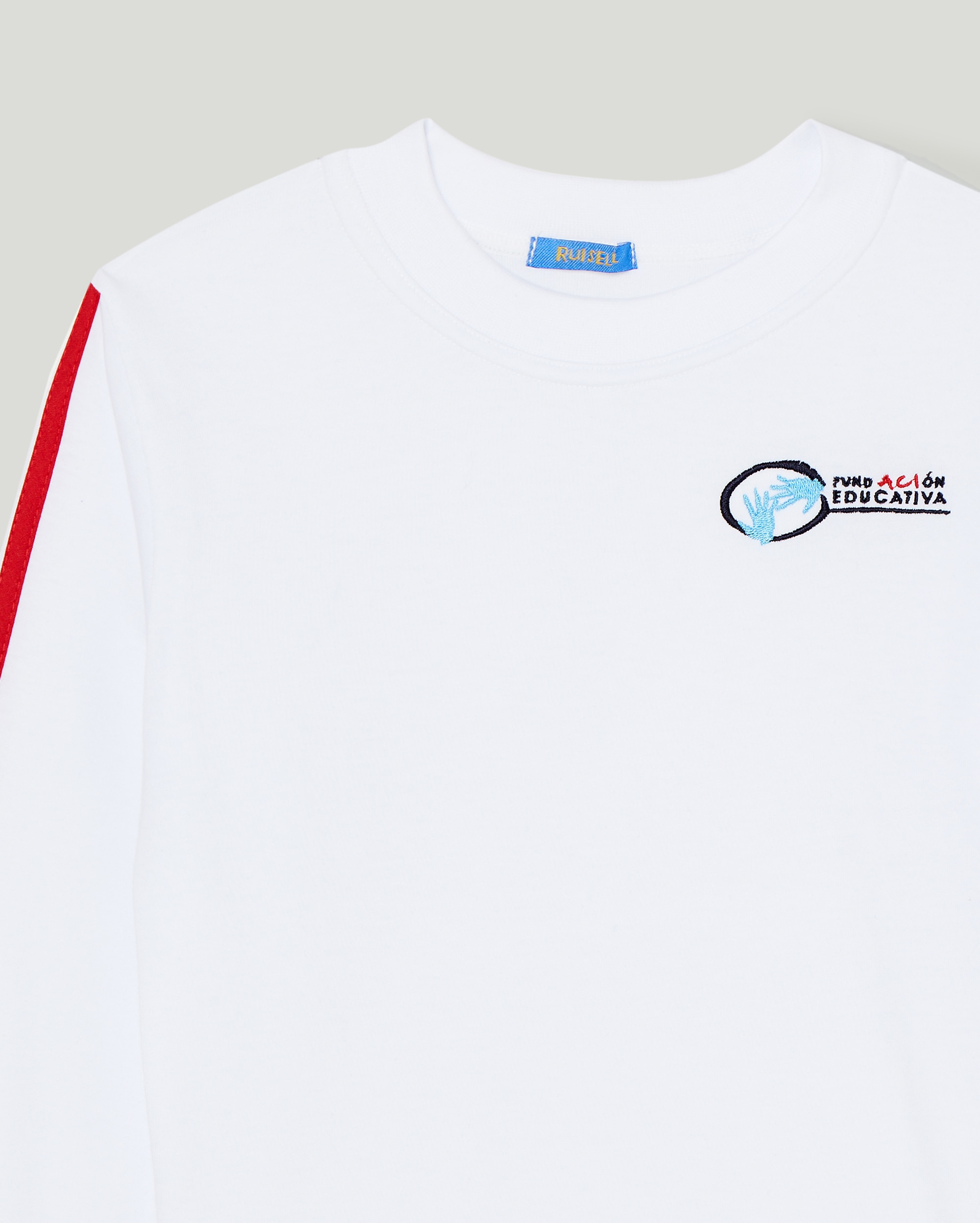 Camiseta manga larga - RUISELL - Blanco Blanco-3