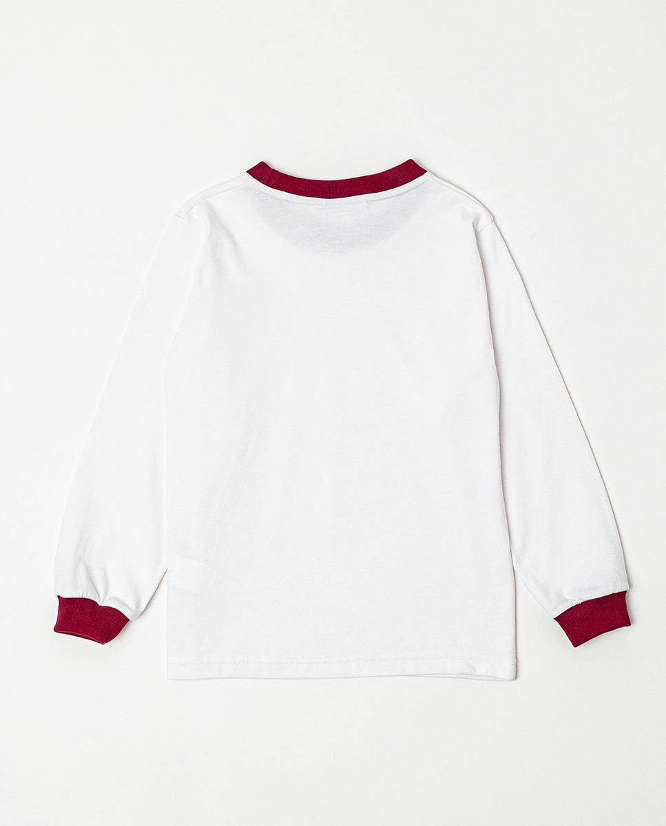 Camiseta de manga larga de colegio - CODIGO VLC - Blanco Blanco-2
