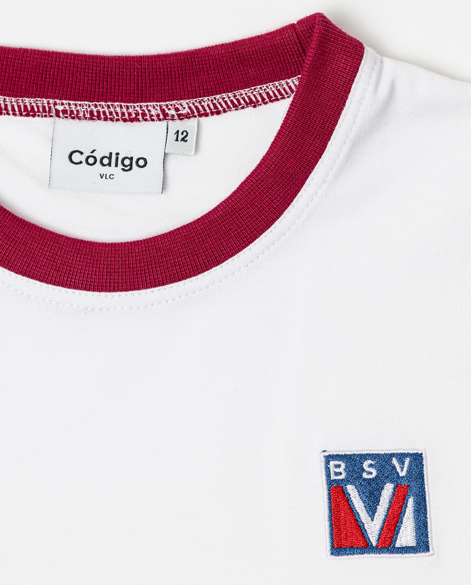 Camiseta de manga larga de colegio - CODIGO VLC - Blanco Blanco-3