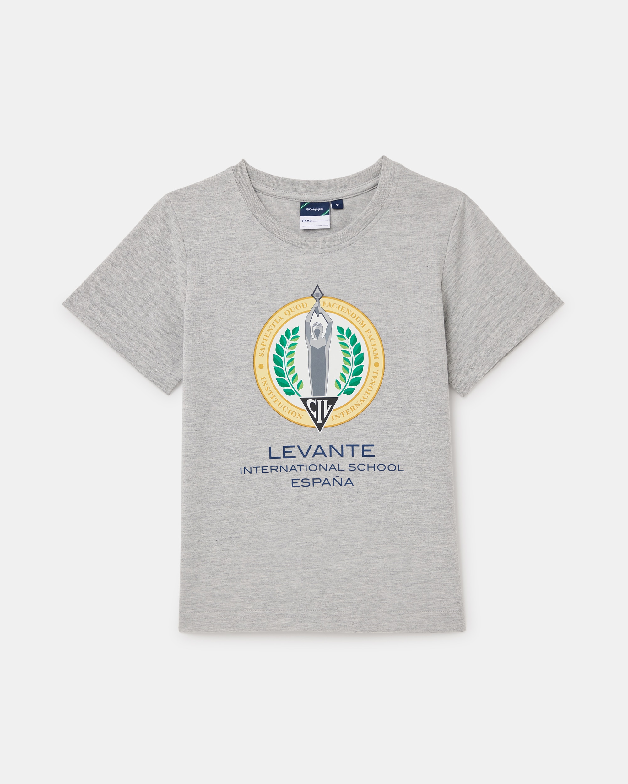 Imagen 1 de Camiseta manga corta de uniformes - Kids El Corte Inglés - Gris Gris