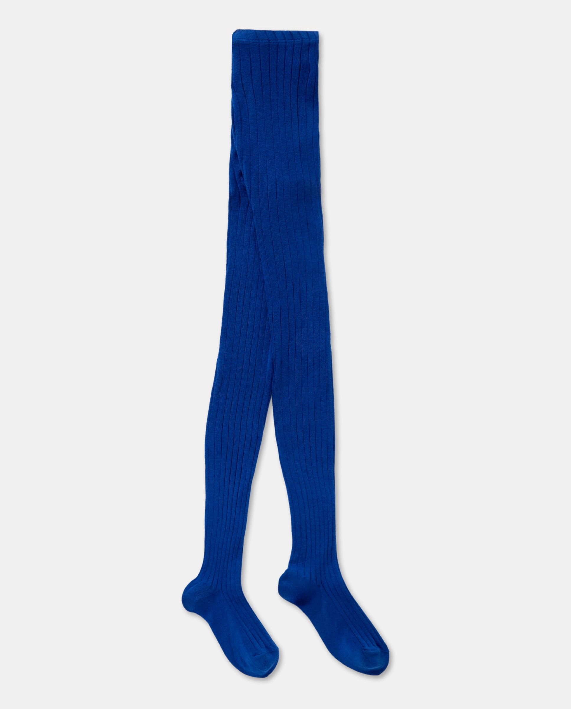 Leotardo de canalé en color liso - Condor - Azul marino Azul marino-1
