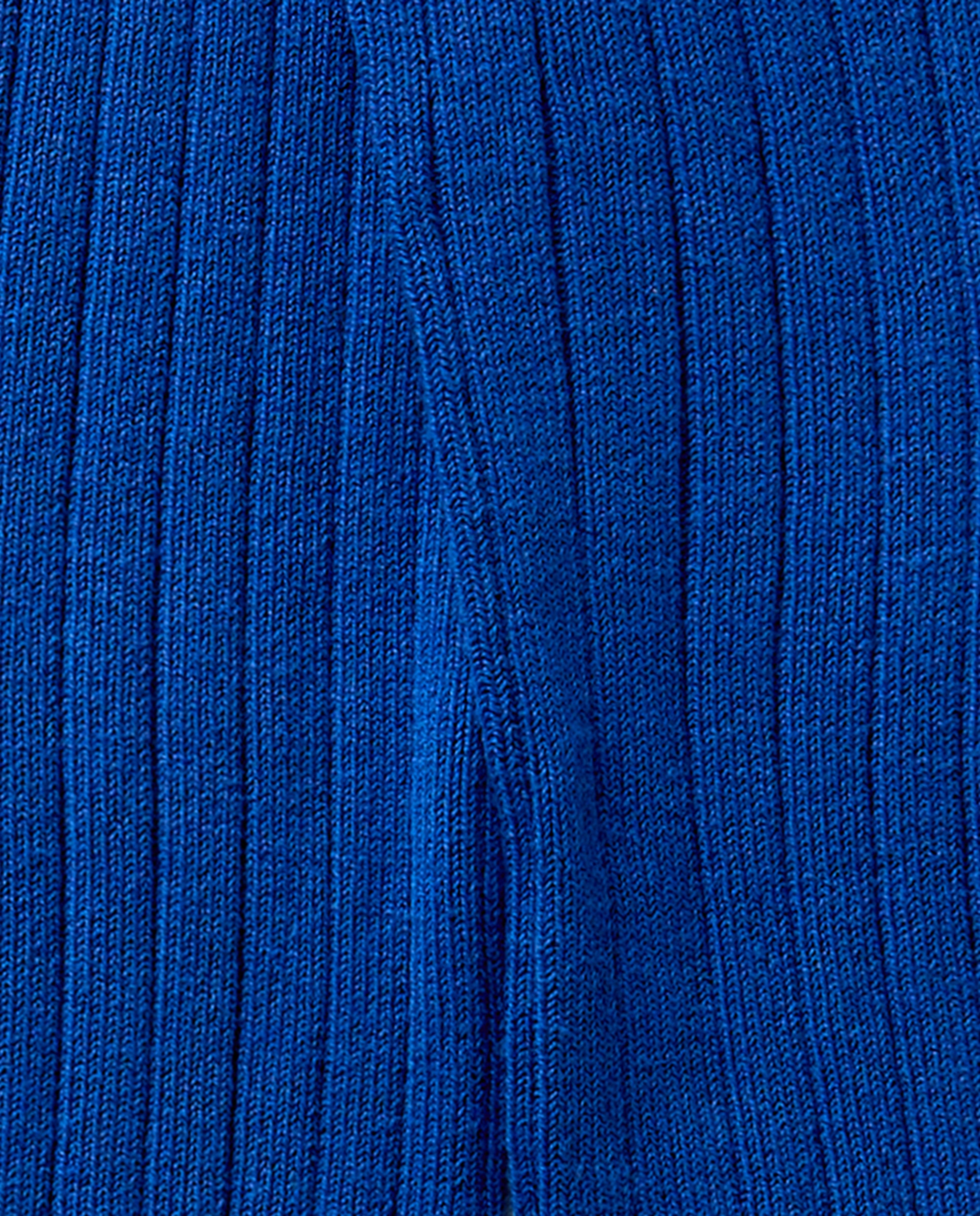 Leotardo de canalé en color liso - Condor - Azul marino Azul marino-2