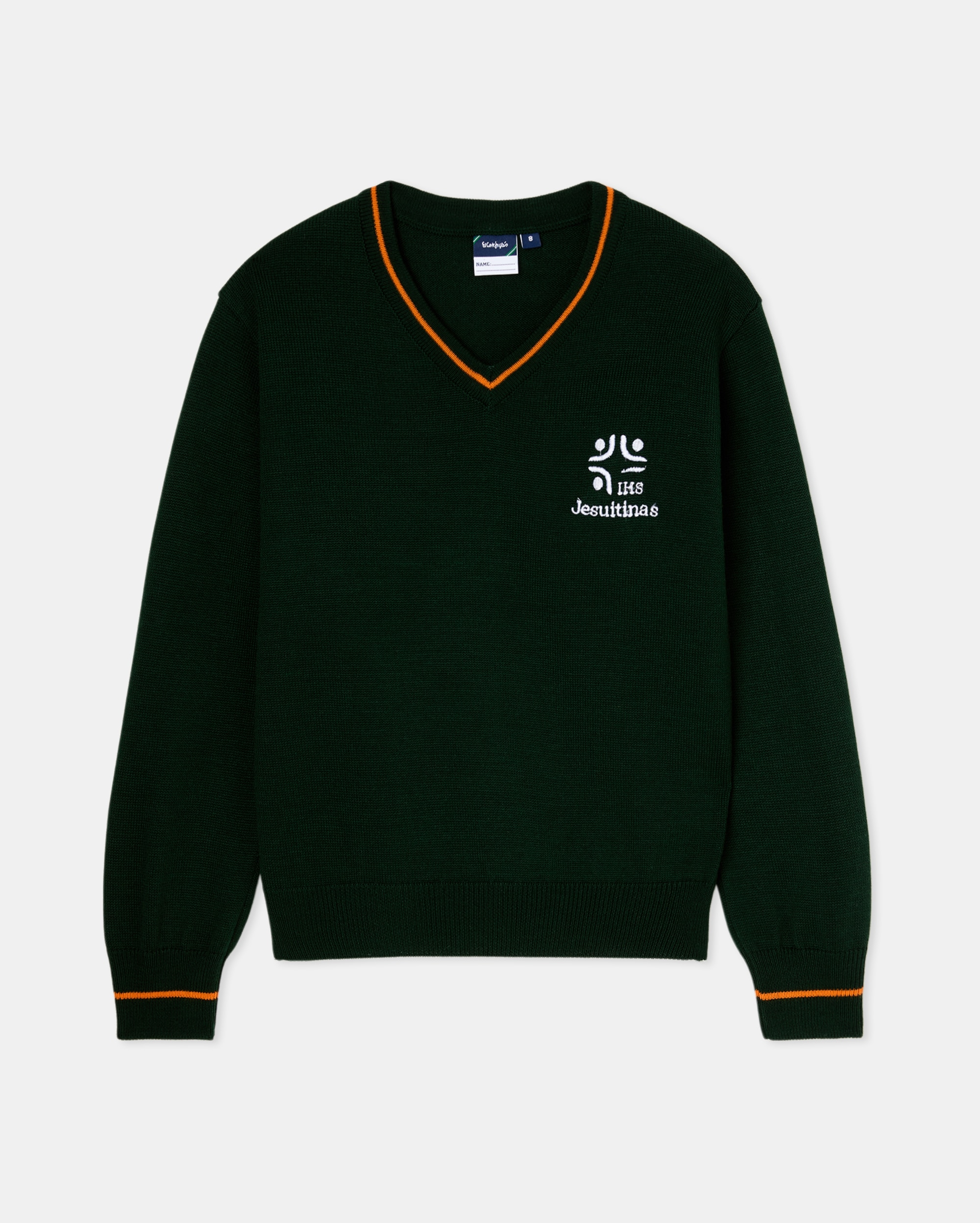 Jersey con cuello de pico de colegio - Kids El Corte Inglés - Verde Verde-1