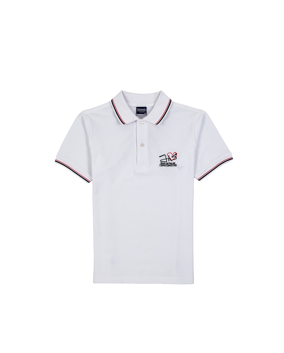 Imagen 0 de Polo de uniforme Blanco