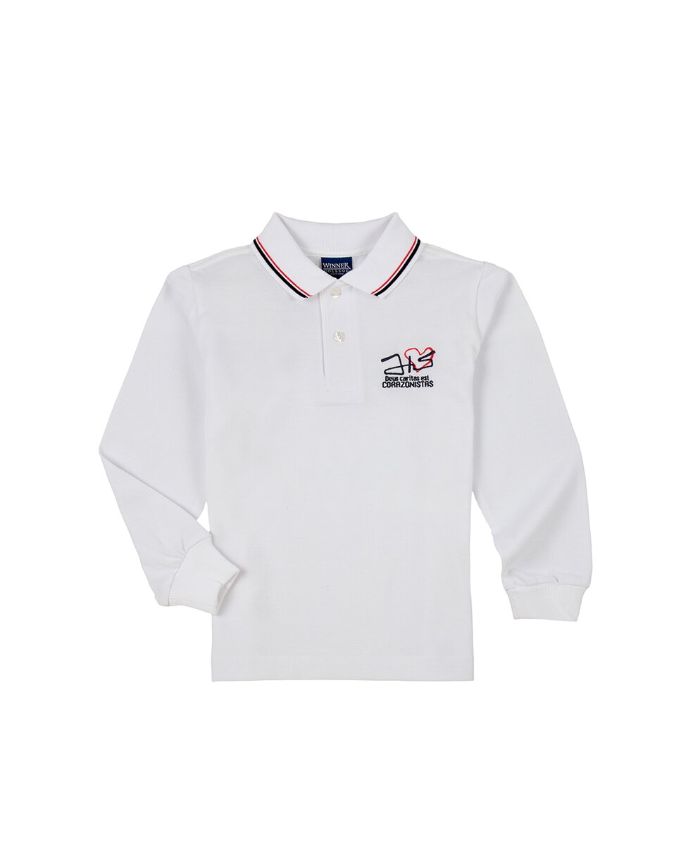 Imagen 0 de Polo de uniforme Blanco