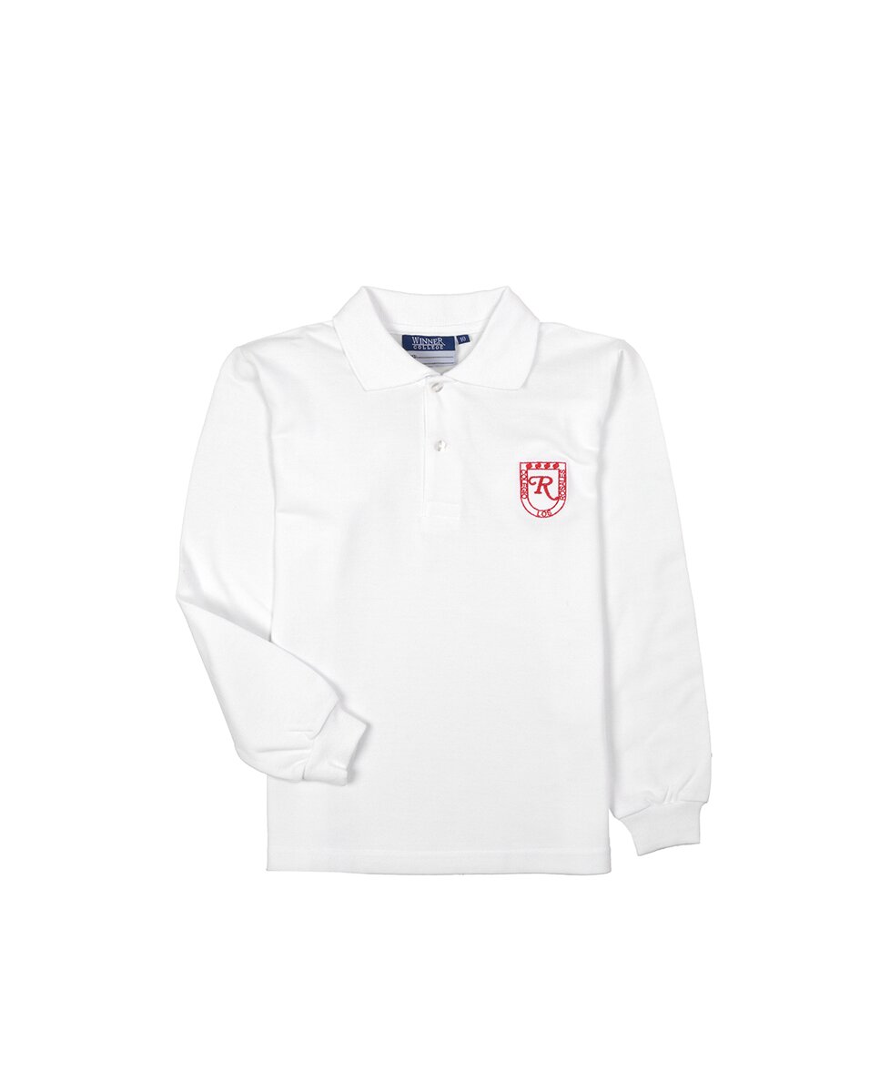 Imagen 0 de Polo de uniforme Blanco
