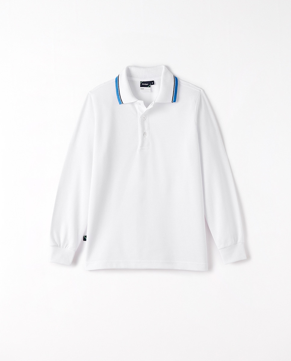 Polo manga larga vivo cuello y mangas - Kids El Corte Inglés - Estampado Estampado-3
