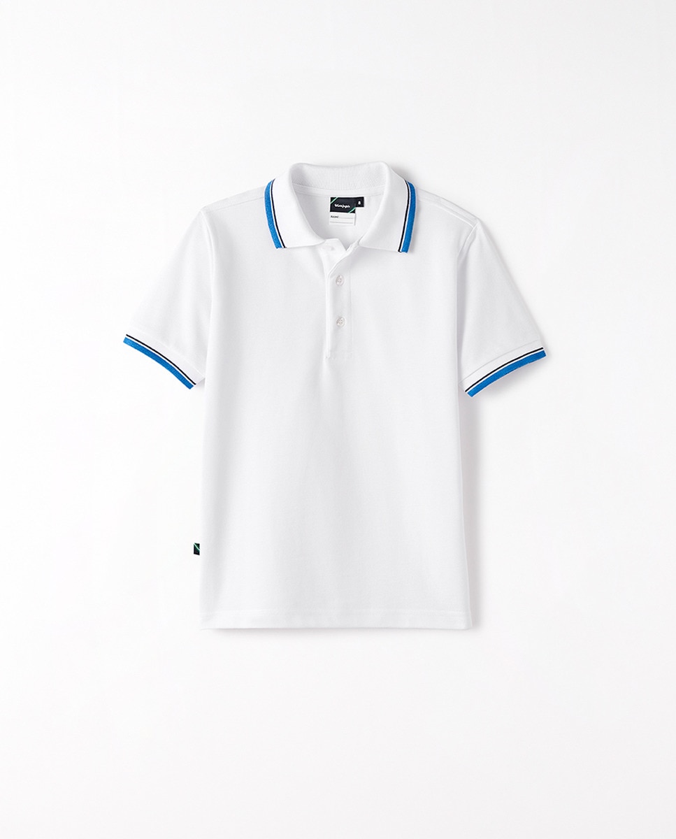 Polo manga corta vivo cuello y mangas - Kids El Corte Inglés - Azul marino Azul marino-2