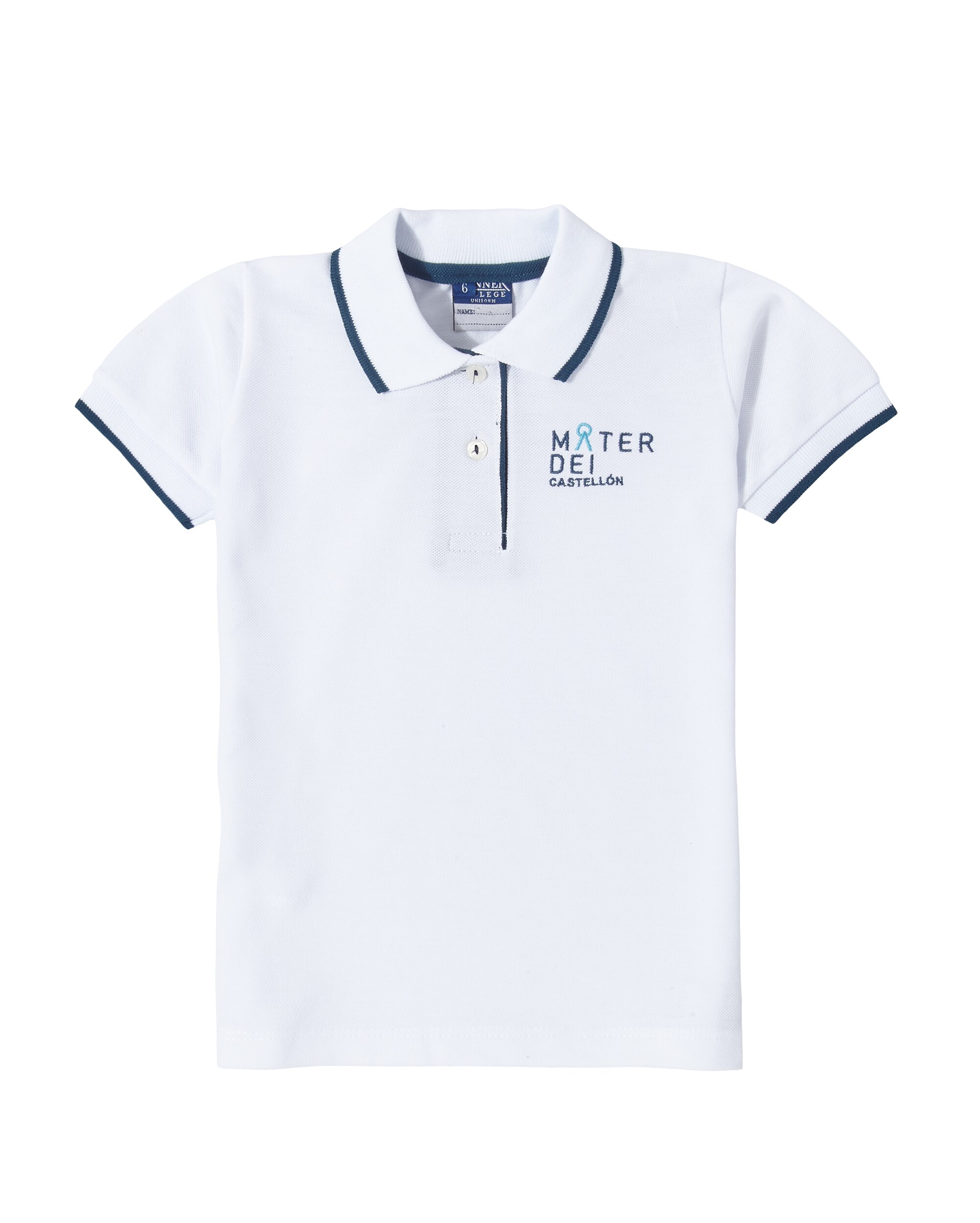 Imagen 1 de Polo de uniforme niño y niña - Kids El Corte Inglés - Blanco Blanco