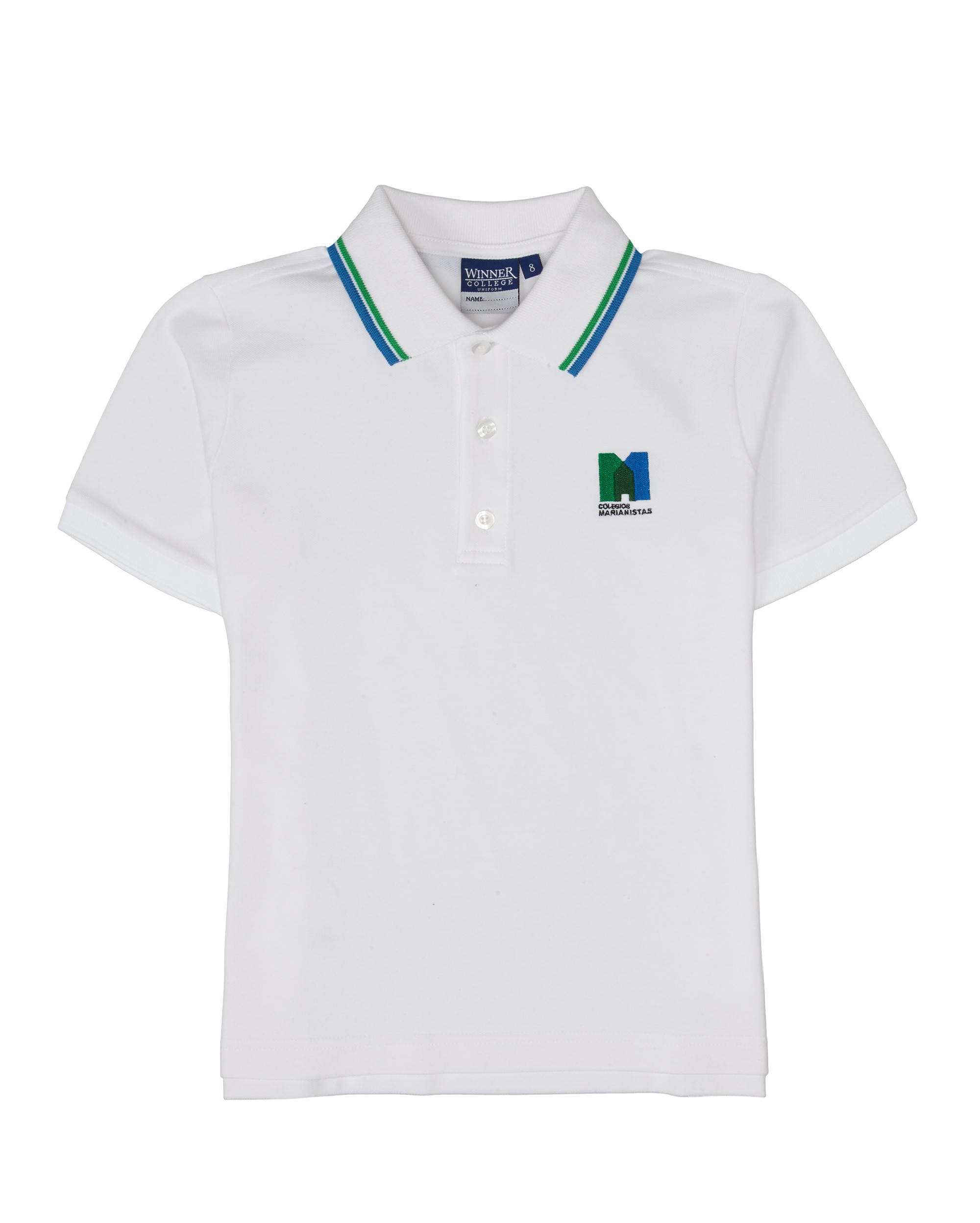 Imagen 0 de Polo manga corta verano Educación Infantil Blanco