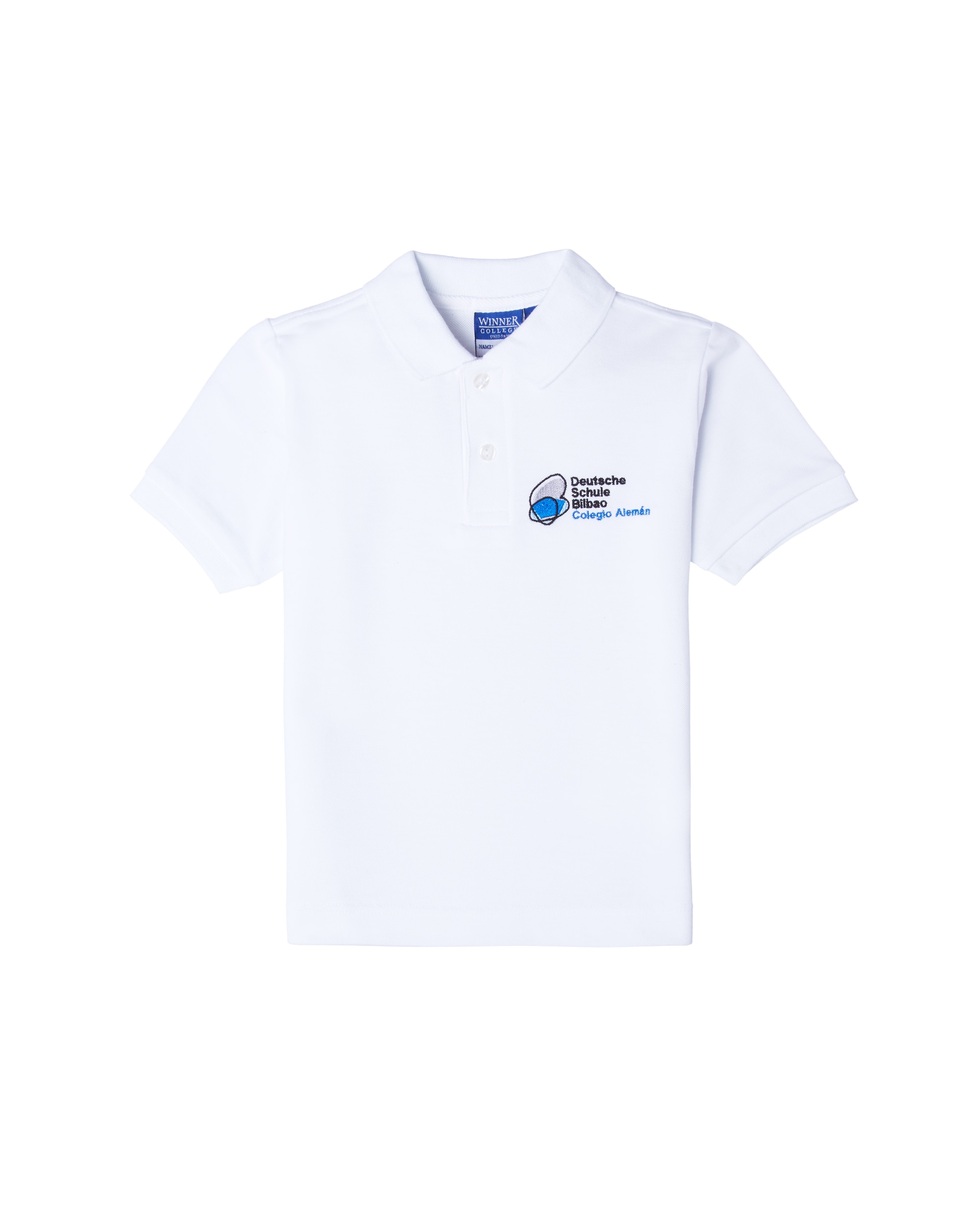 Imagen 0 de Polo de uniforme Blanco