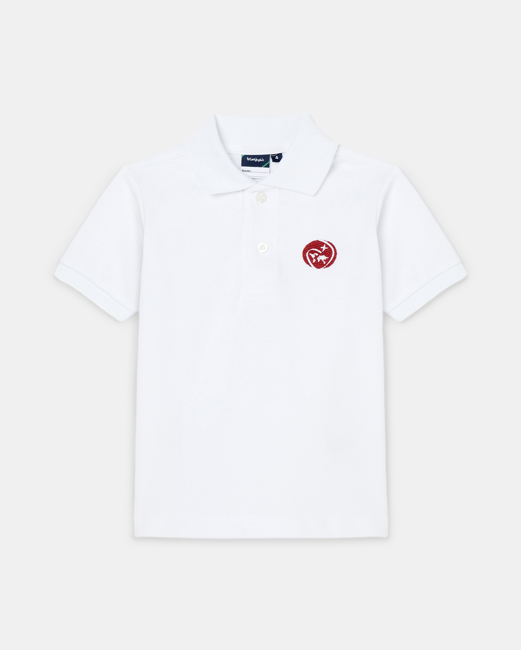 Polo manga corta de uniforme - Kids El Corte Inglés - Blanco Blanco-1