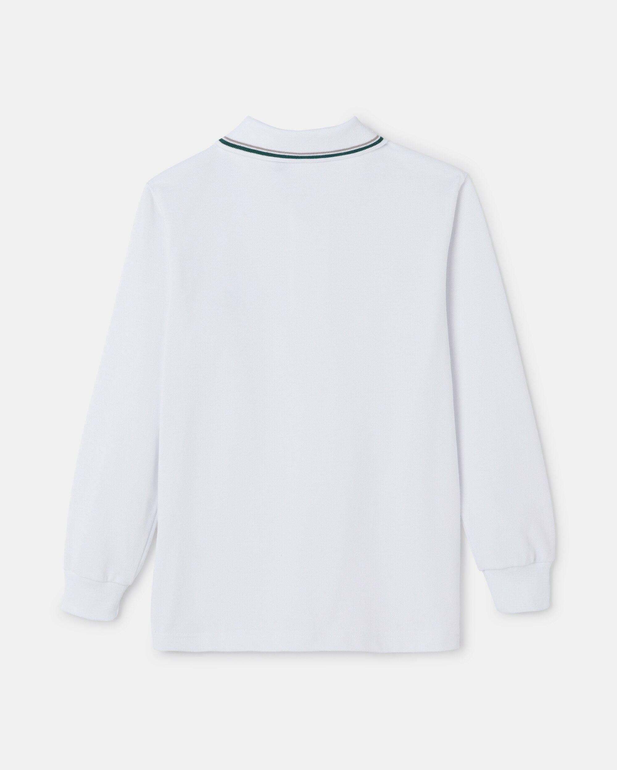 Polo manga larga de niño - Kids El Corte Inglés - Blanco Blanco-2
