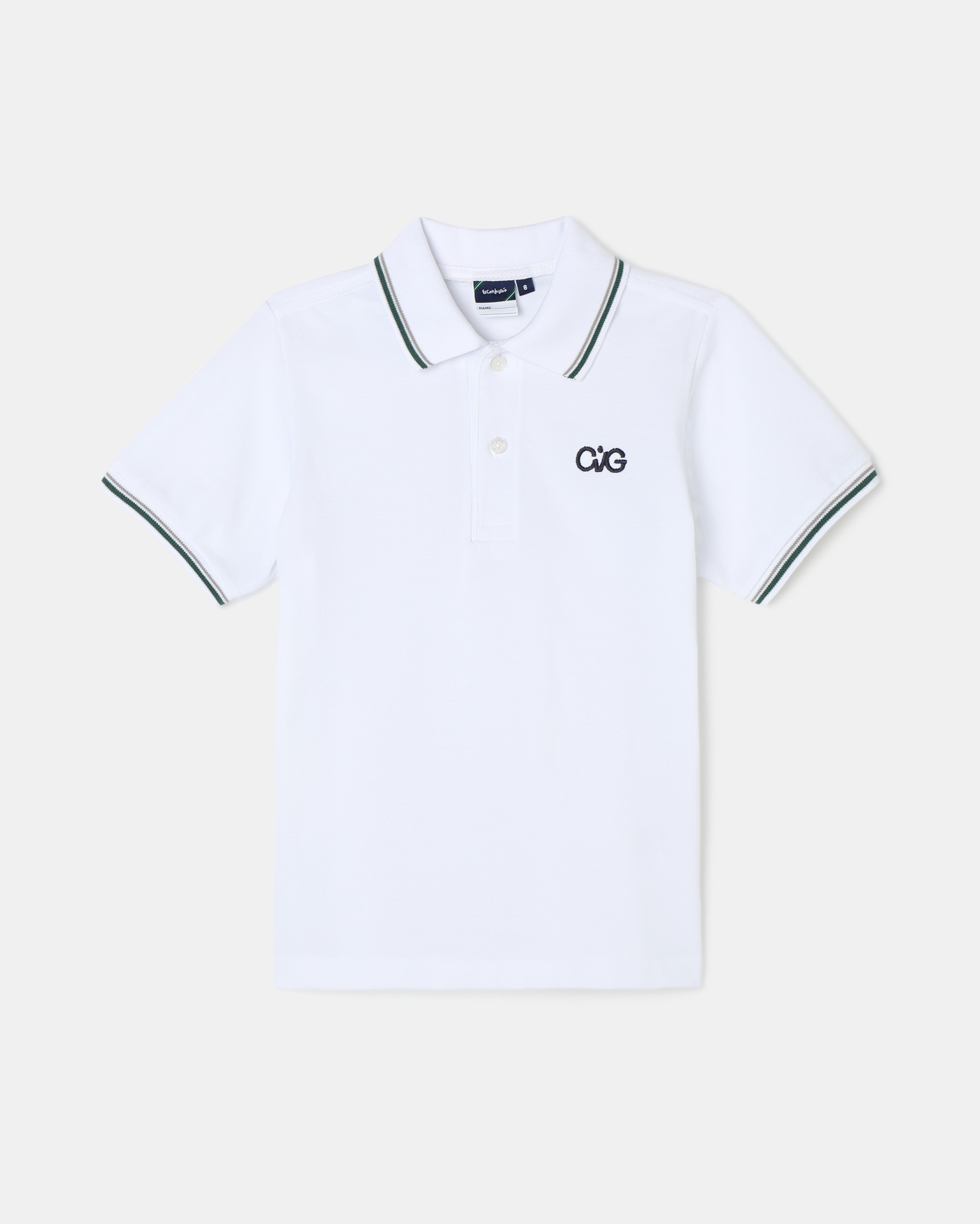 Polo manga corta de niño - Kids El Corte Inglés - Blanco Blanco-1