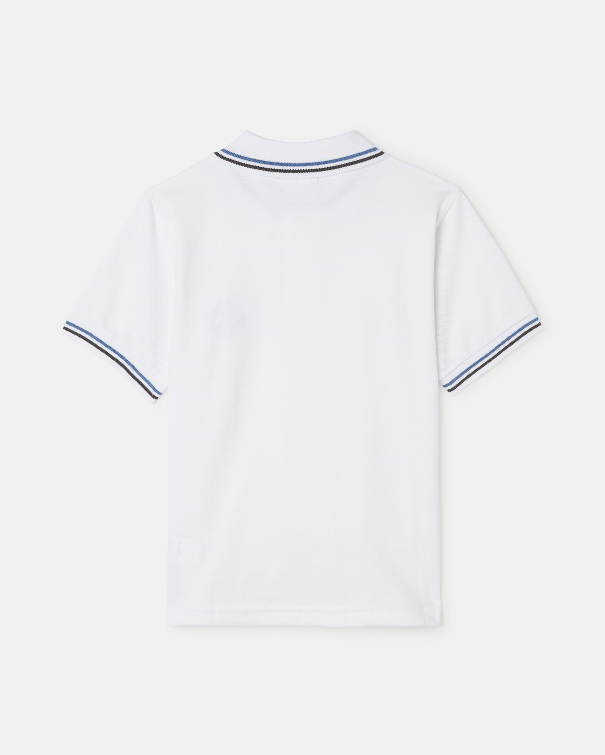 Polo manga corta de uniforme - DELMAPUNTO - Blanco Blanco-2