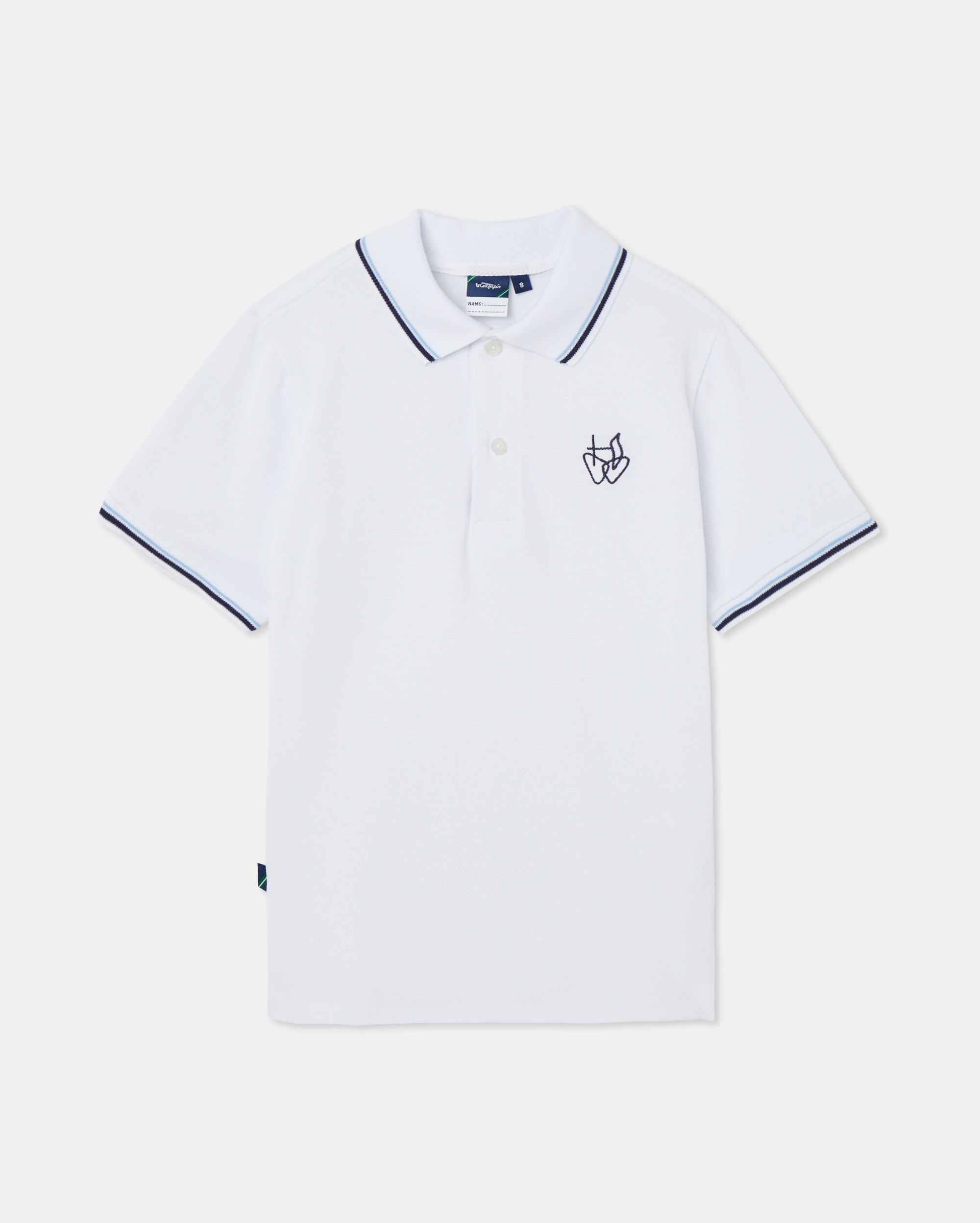 Polo manga corta de Uniforme - Kids El Corte Inglés - Blanco Blanco-1